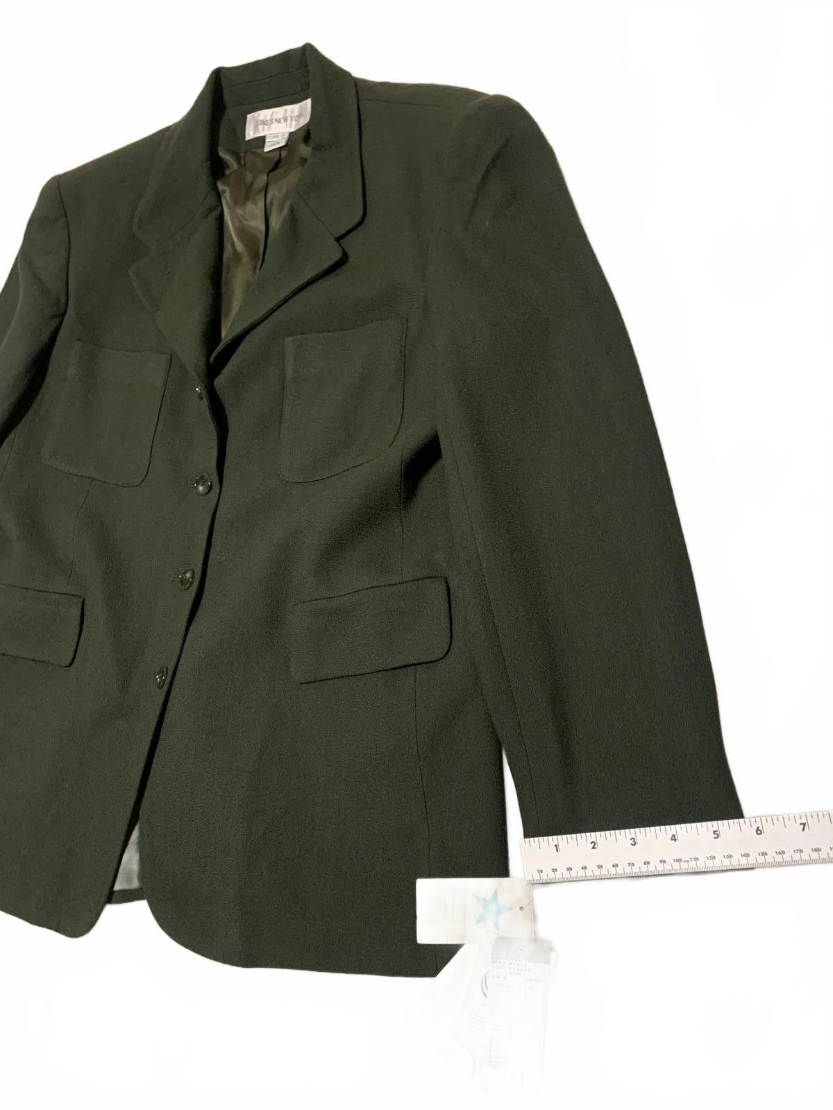 Jones New York VTG Jones New York Women's 14 Olive Wool Blazer USA Size XL / US 12-14 / IT 48-50 - 7 Thumbnail