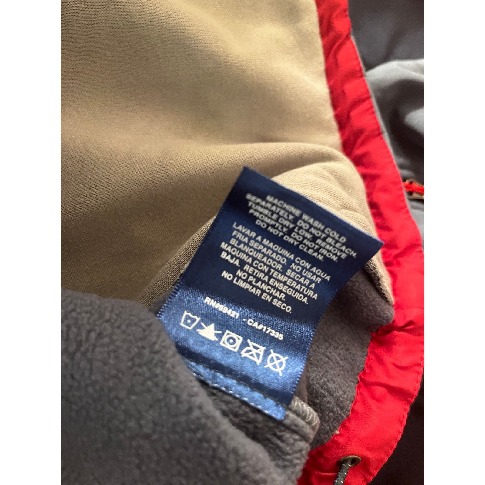 Reebok Reebok Soft Shell Bonded To Micro Fleece Wind Rain Resistant Size US XL / EU 56 / 4 - 7 Thumbnail