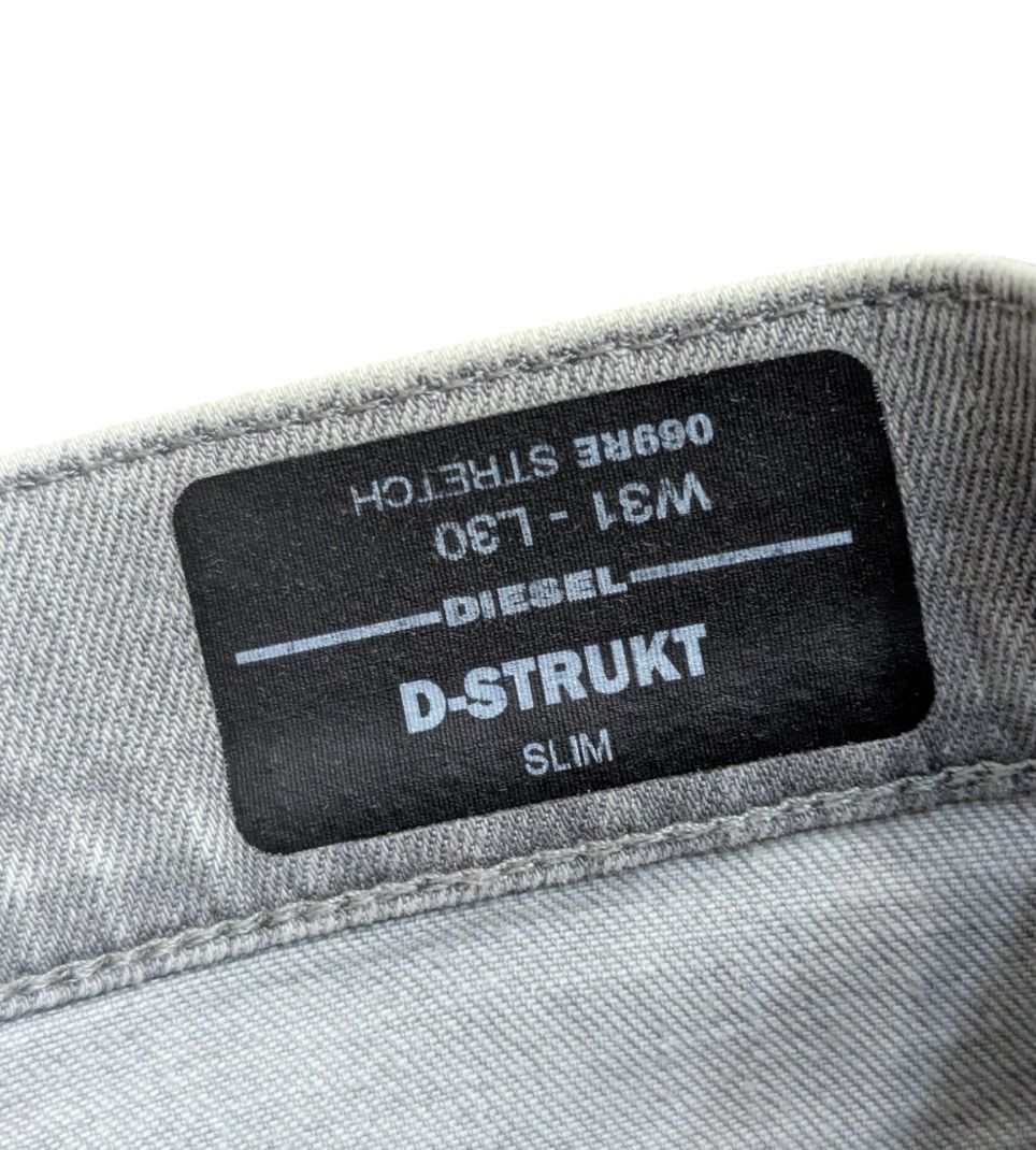 Diesel DIESEL D-STRUKT 069RE Slim Denim Jeans W31 x L30 Size US 31 - 5 Thumbnail