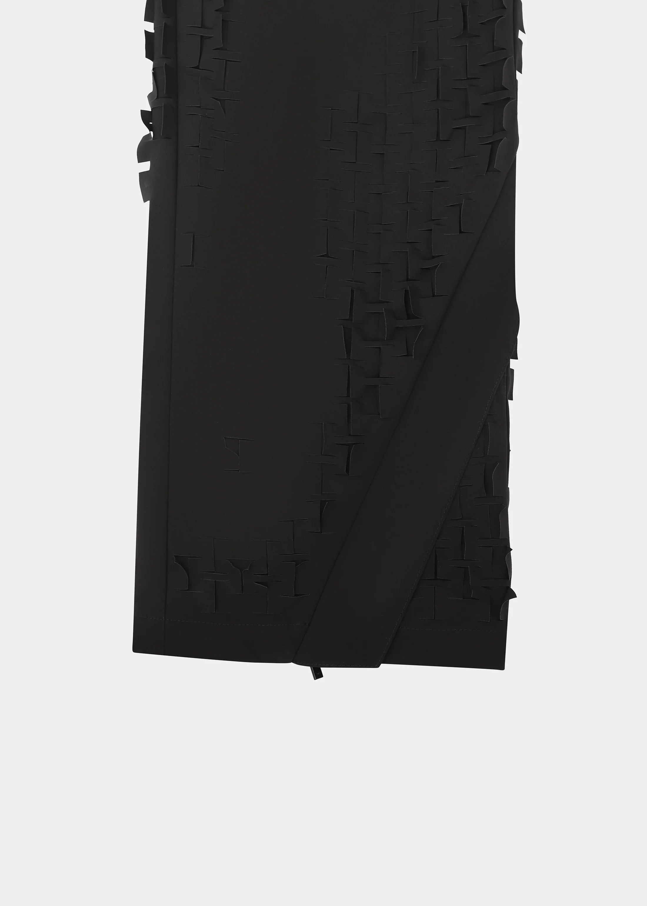 Heliot Emil PRESS24 MORPHOGENS LASERCUT-PATTERN TECHNICAL TROUSERS BLACK Size US 32 / EU 48 - 8 Thumbnail