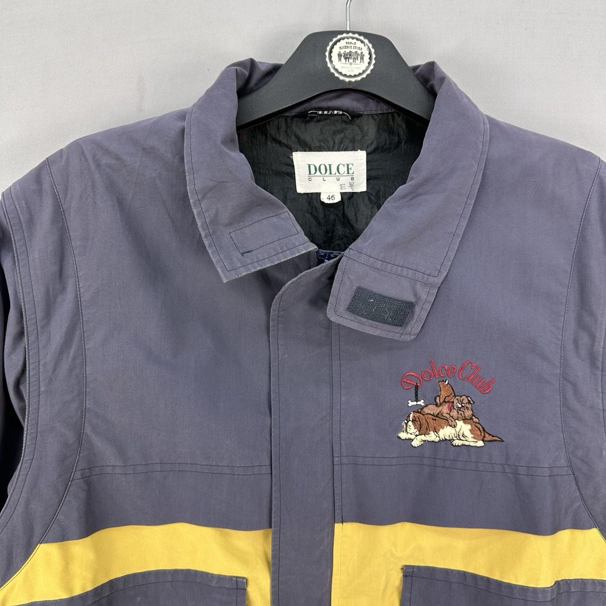Japanese Brand Vintage 90's Dolce Club Embroidered Golf Jacket Size US L / EU 52-54 / 3 - 7 Thumbnail