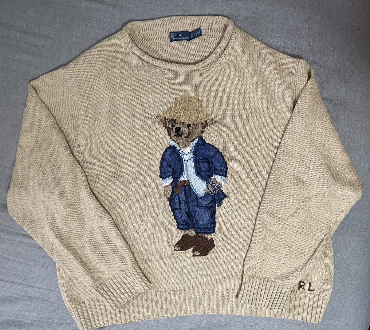 Polo Ralph Lauren Polo Ralph Lauren RollNeck Bear Sweater Size US XL / EU 56 / 4 - 1 Thumbnail