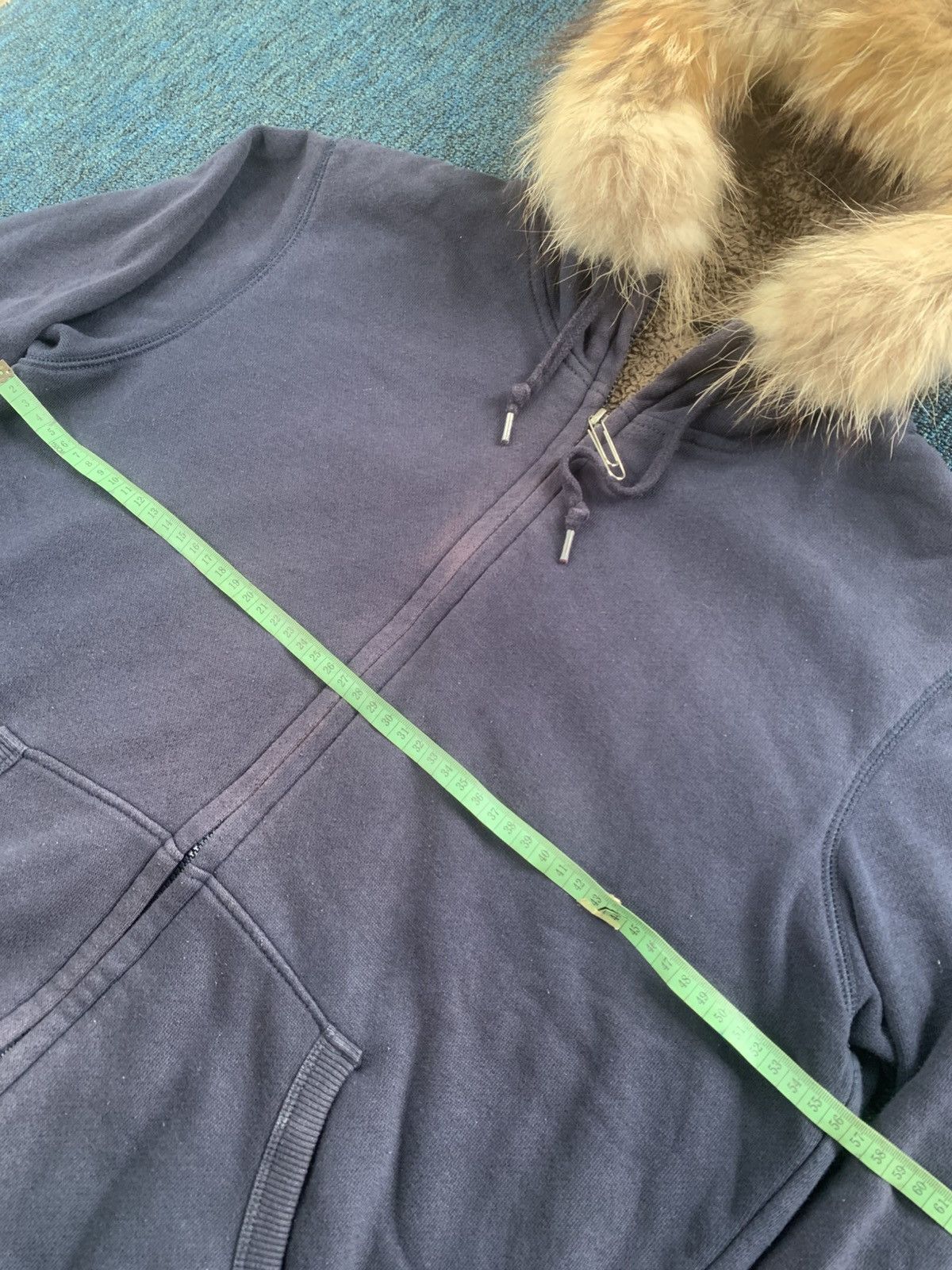 Japanese Brand Sherpa Uniqlo Ziphopdie Fur Blank Faded style Size US M / EU 48-50 / 2 - 10 Thumbnail