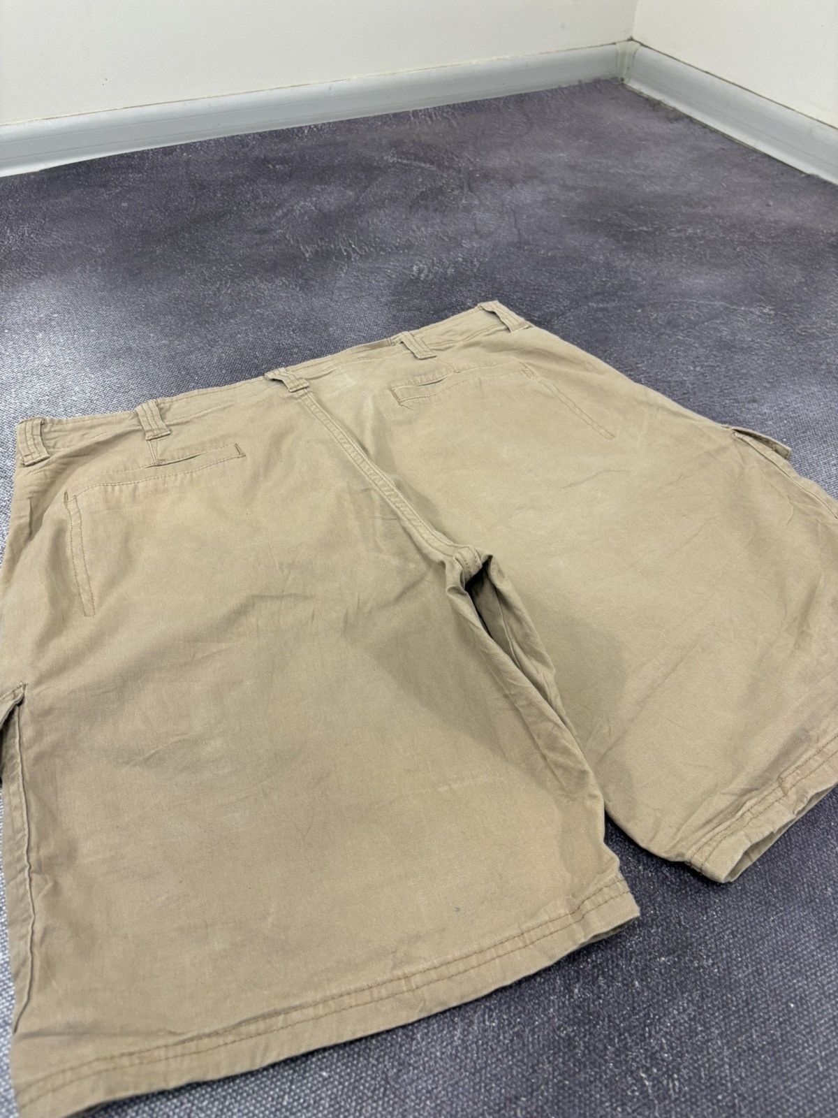 Vintage Vintage Wrangler Y2K Utility Hype Beige Cargo Shorts Size US 36 / EU 52 - 12 Thumbnail