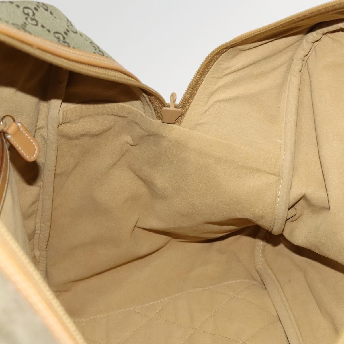 Gucci GUCCI GG Canvas Boston Bag Gold Beige Size ONE SIZE - 21 Thumbnail