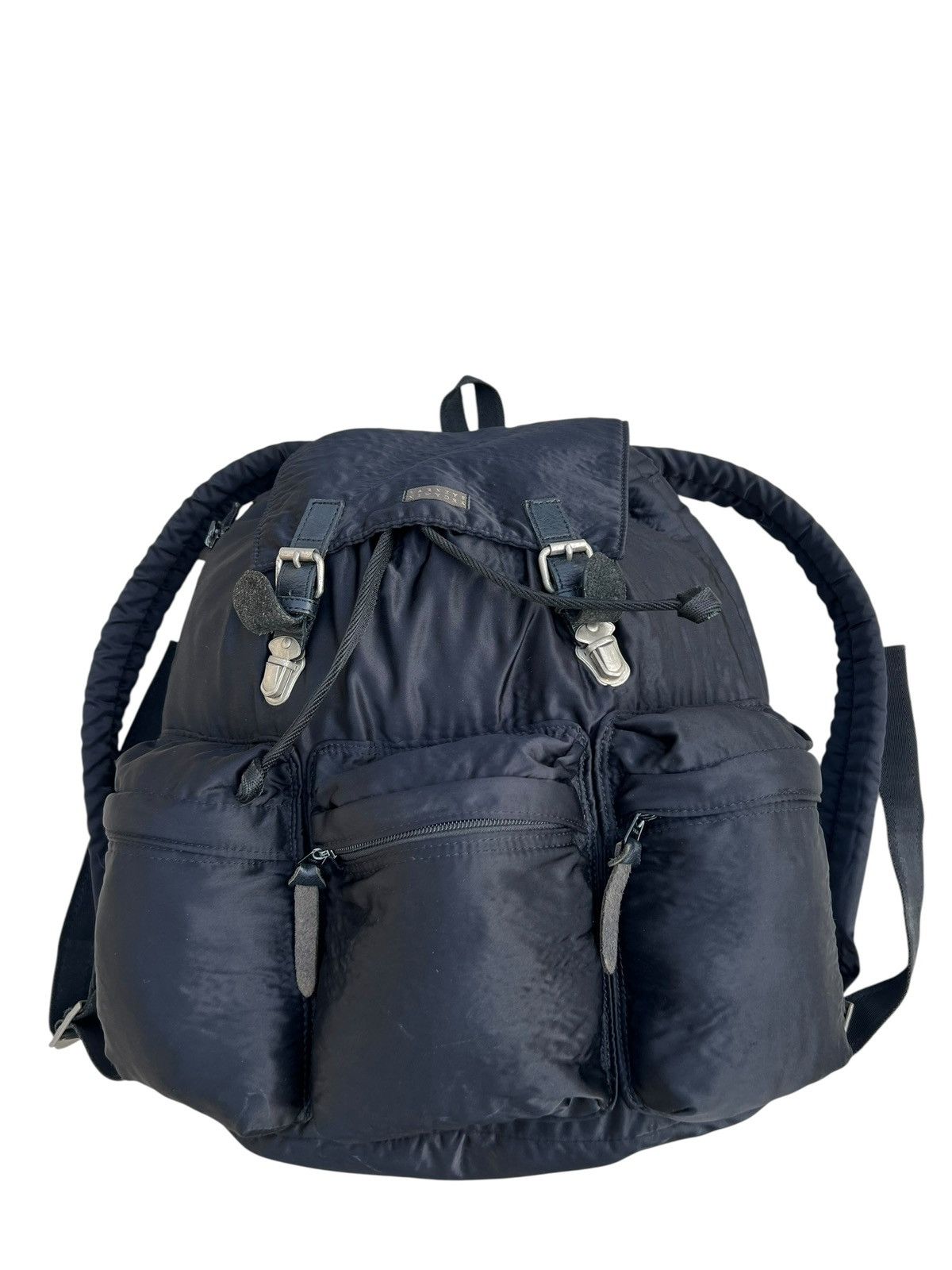 Barneys New York Vintage 90s Barneys New York Black Nylon Tactical Backpack Size ONE SIZE - 8 Thumbnail