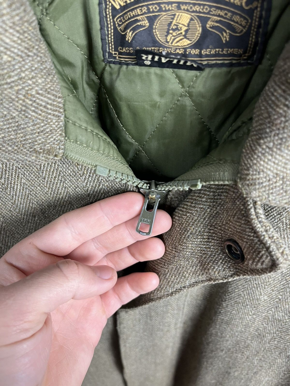 Other Milair British Millerain Tweed Wool Jacket Hunting Coat Size US L / EU 52-54 / 3 - 8 Thumbnail