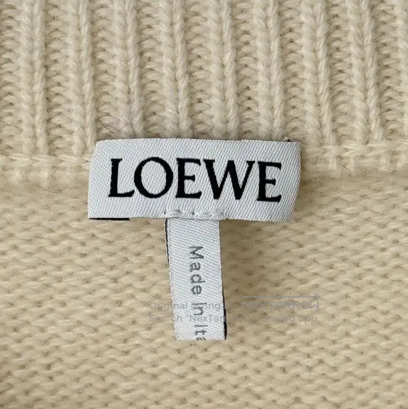 Loewe Loewe White Cotton Blend Women's Sweatshirt . Size L / US 10 / IT 46 - 4 Thumbnail