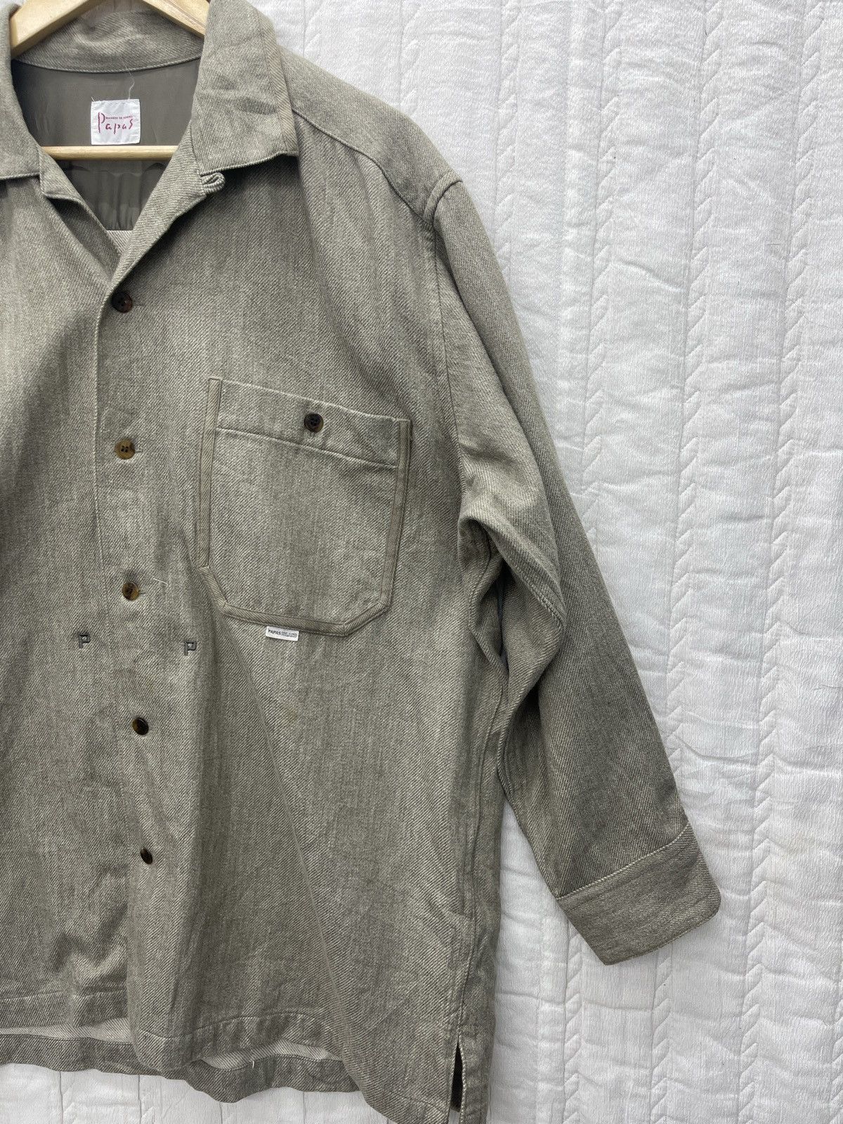 Designer × Japanese Brand × Vintage VTG PAPAS ISLAND LIGHT JACKET Size US L / EU 52-54 / 3 - 3 Thumbnail