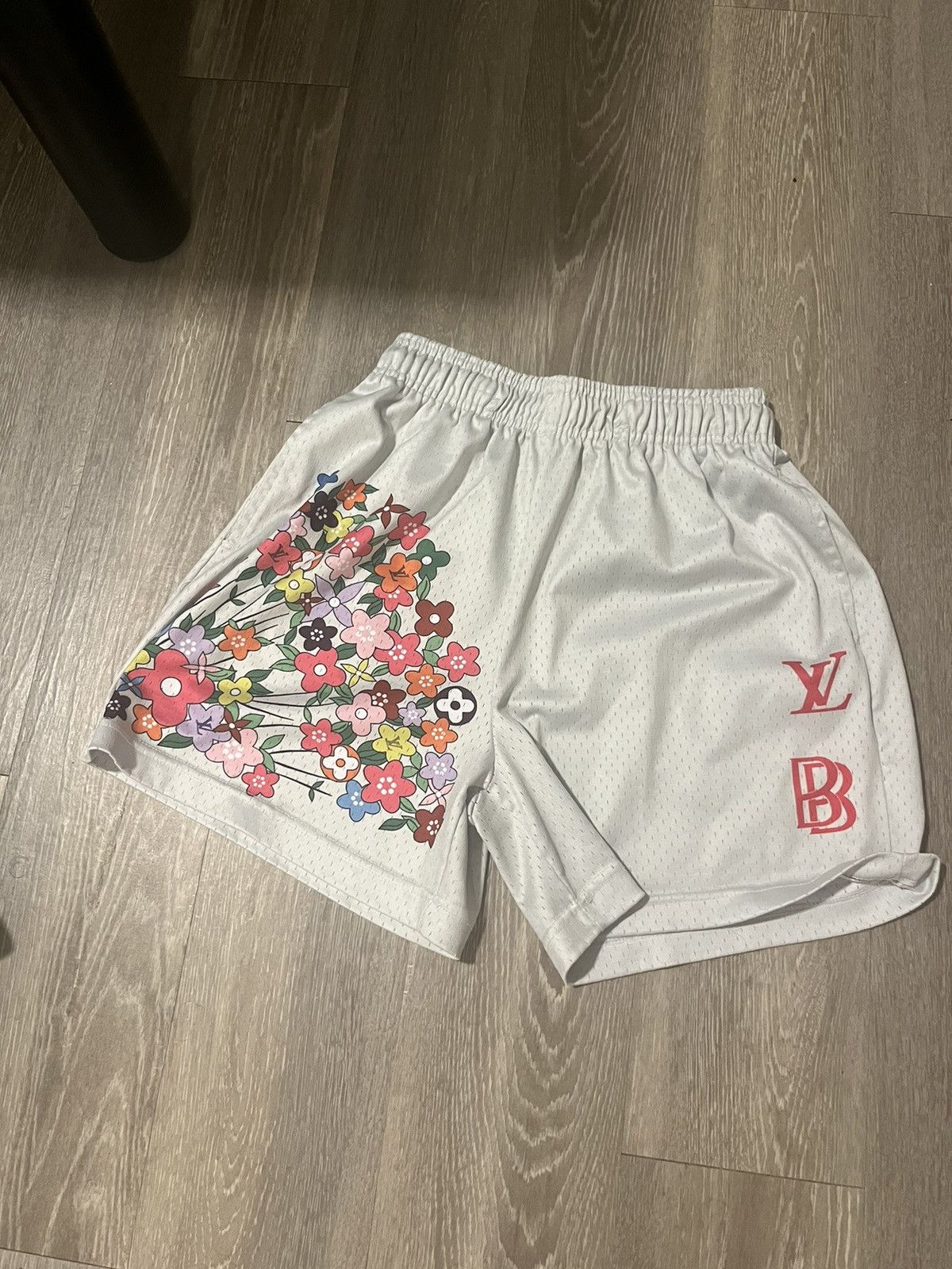 Image of Ben Baller Louie Vuitton Shorts in Grey, Men's (Size 30)