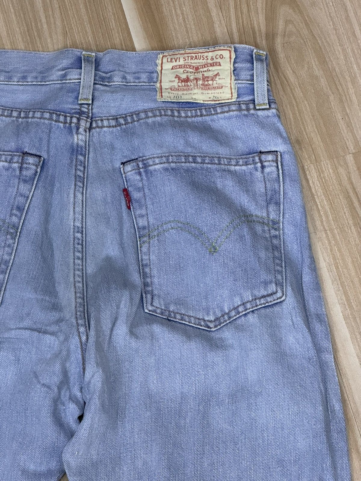 Levi's Levis Big E Selvedge Lot 701 Size 28" / US 6 / IT 42 - 1 Thumbnail