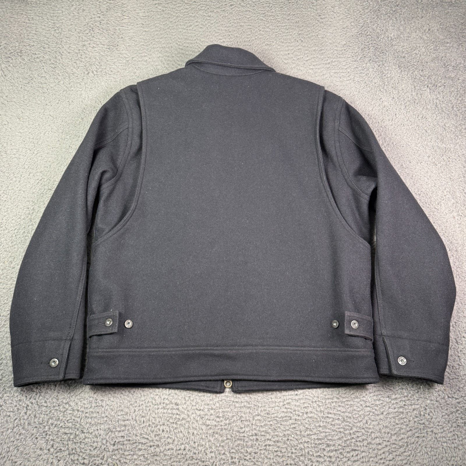 Filson Filson Mackinaw Work Jacket Mens L Navy Blue Wool Full Zip Size US L / EU 52-54 / 3 - 5 Thumbnail
