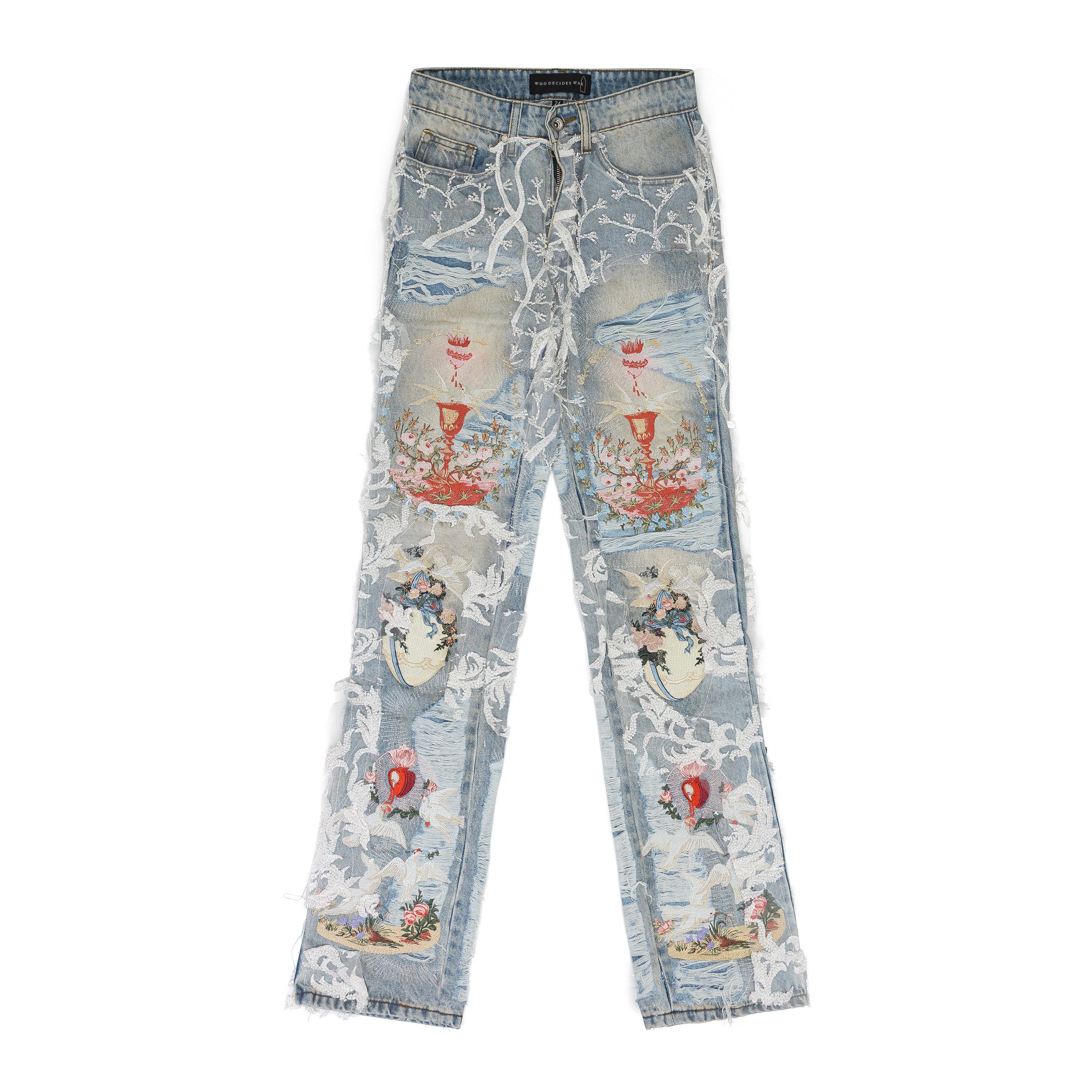 Who Decides War BLUE CHALICE STRAIGHT-FIT JEANS SIZE 24