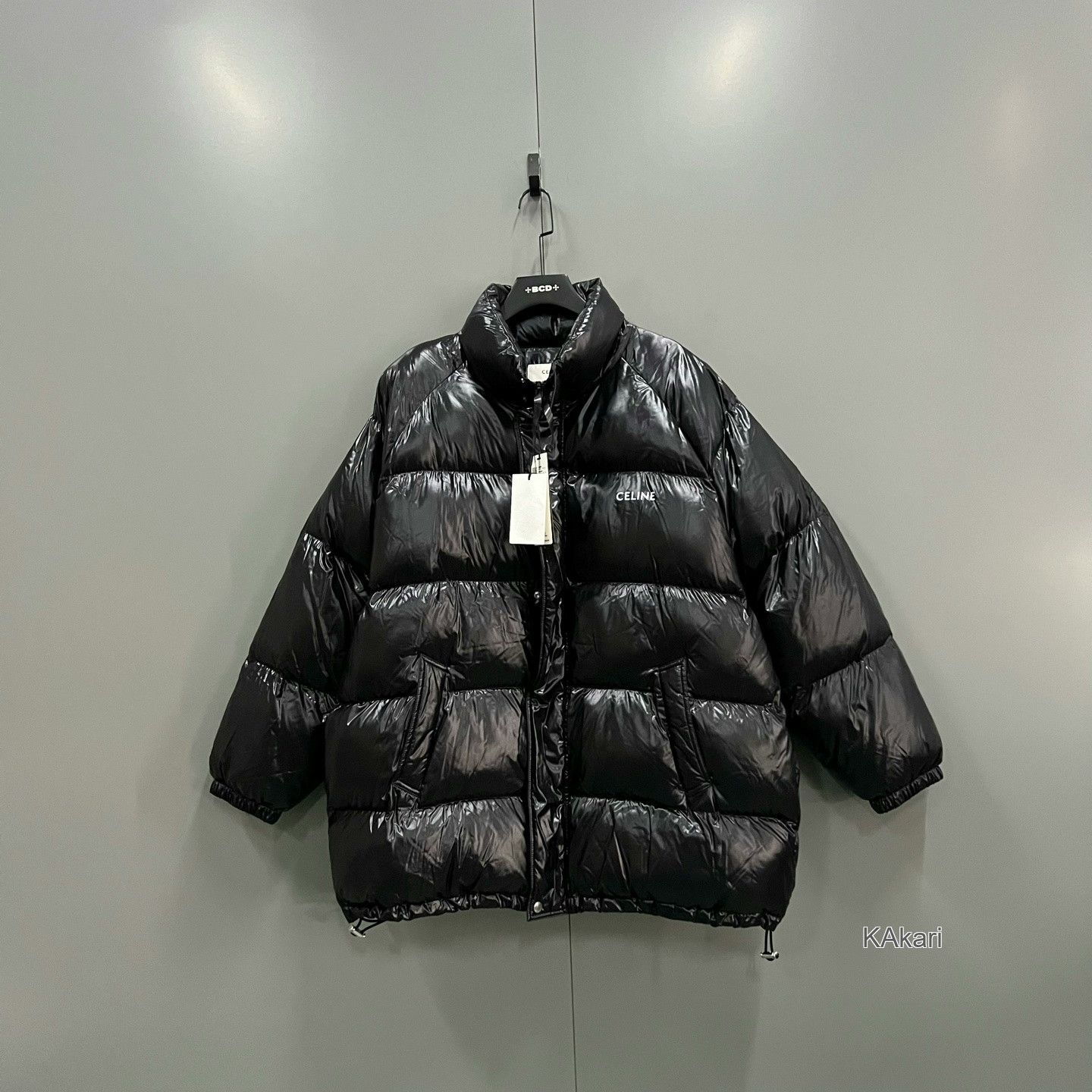 Celine Celine Black Large Back Logo Down Jacket Size US L / EU 52-54 / 3 - 1 Preview