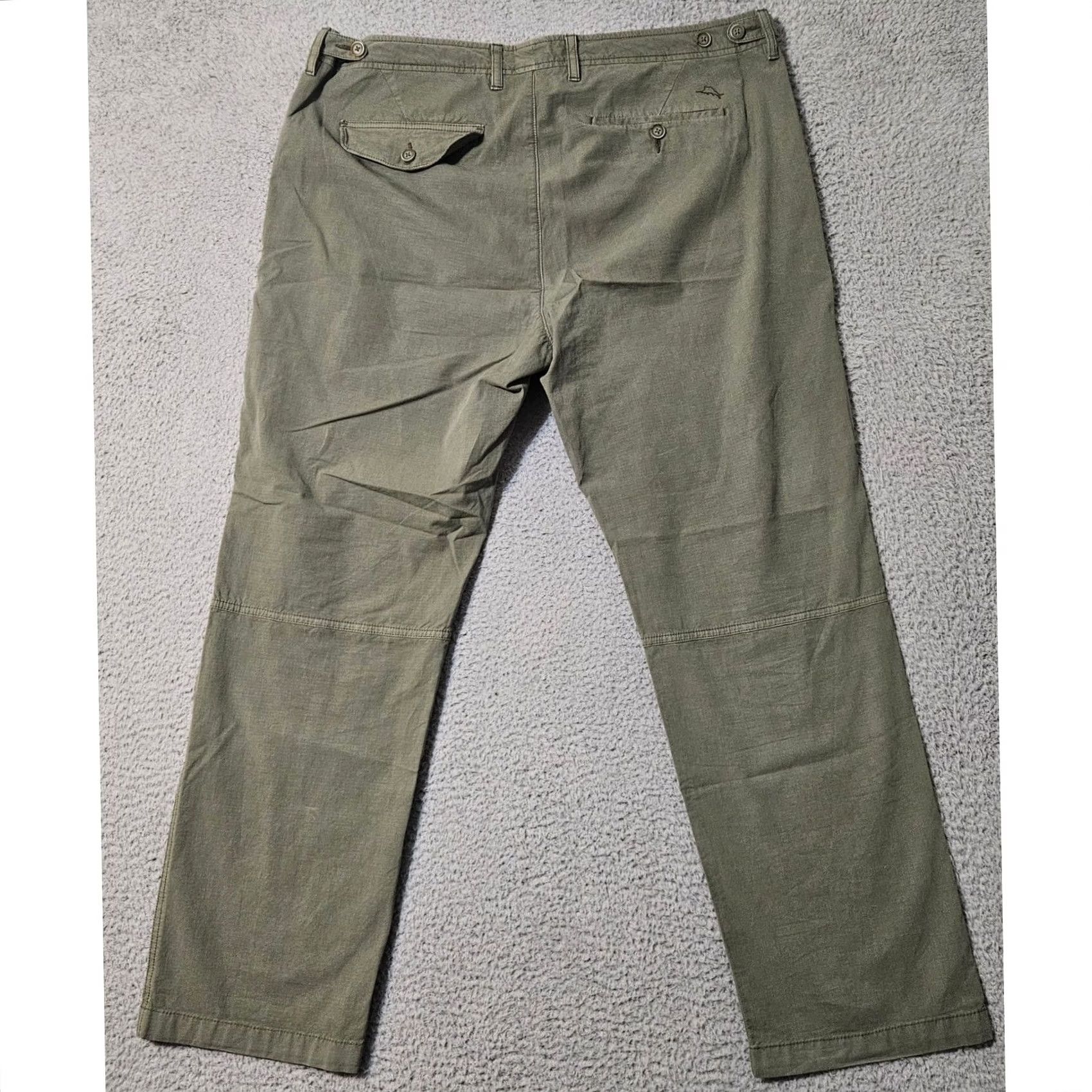 Tommy Bahama Tommy Bahama Pants Mens Size 38 x 30 Green Chino Straight Leg Ripstop Rip Tide Riptide Size US 38 / EU 54 - 2 Thumbnail