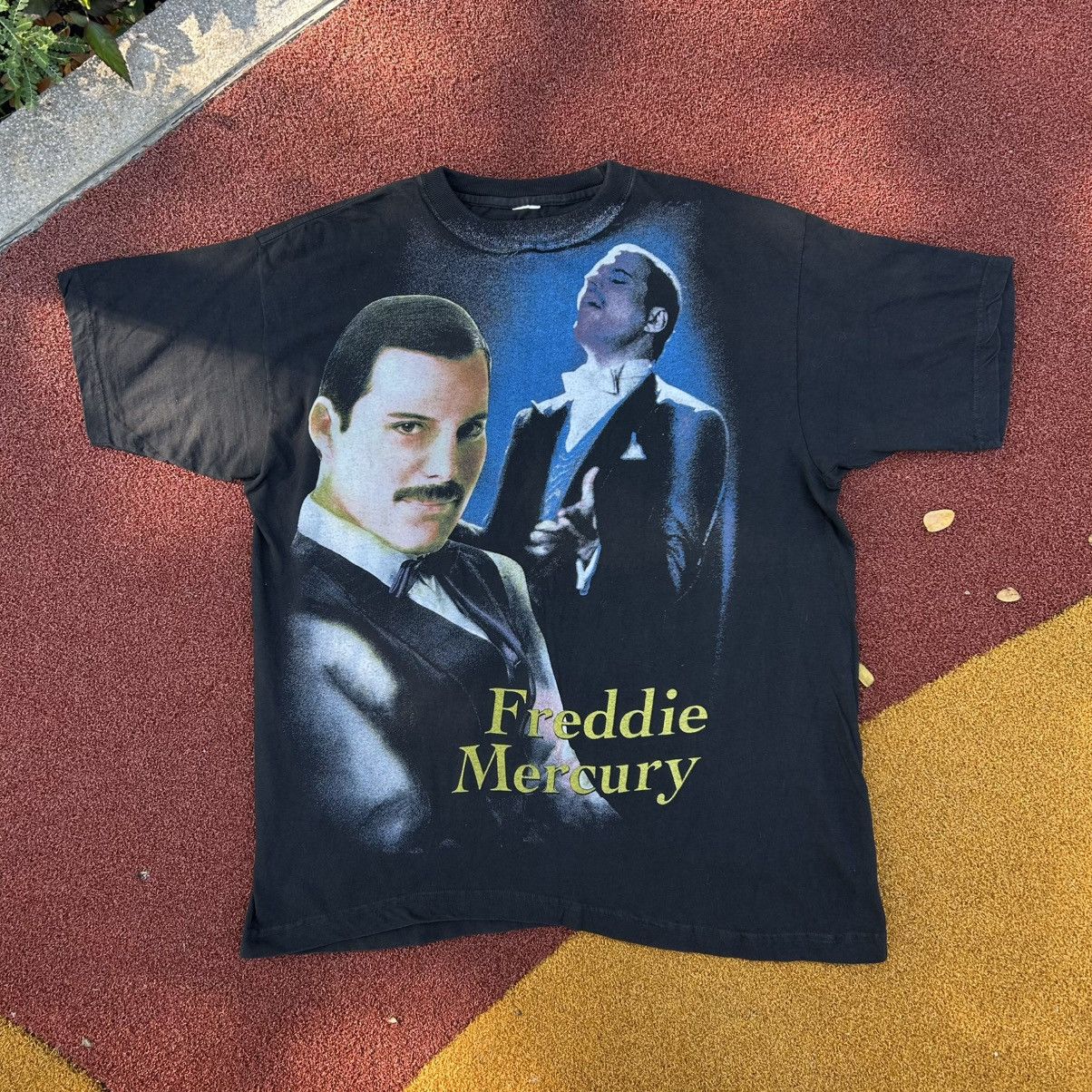 Band Tees Freddie Mercury Queen 90 Bootleg Size US XL / EU 56 / 4 - 5 Thumbnail