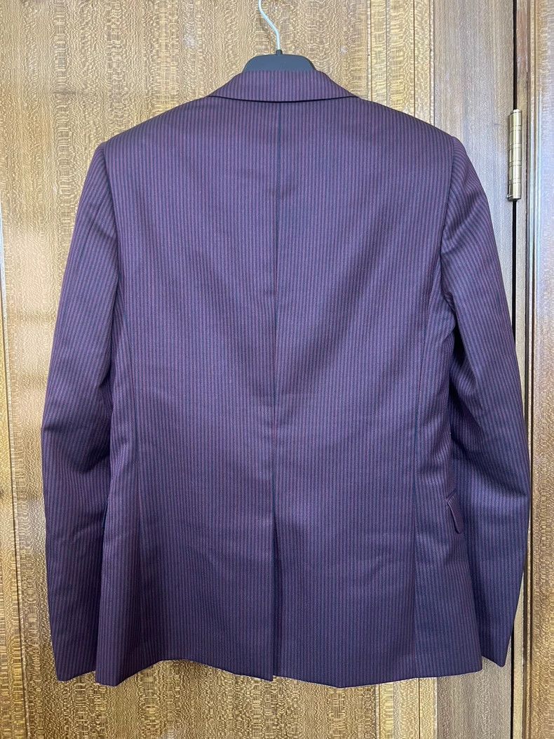 Yves Saint Laurent Saint Laurent 14fw black and red stripe suit 2502-Nextarrow Size 46R - 2 Thumbnail