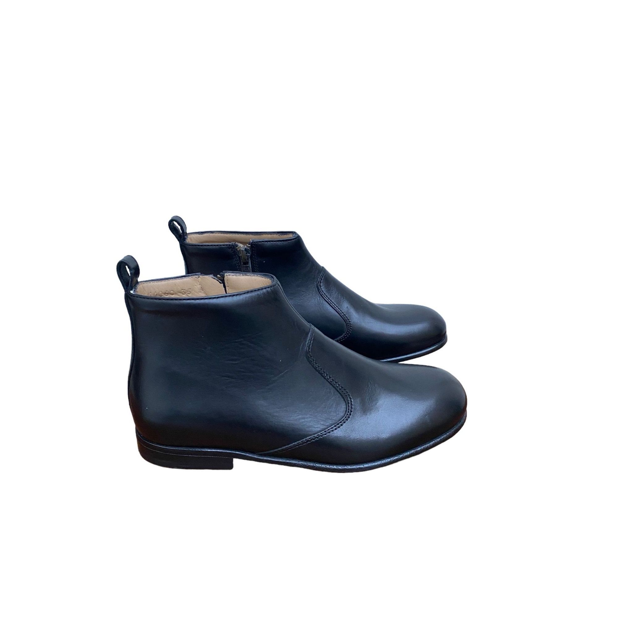 A.P.C. A.P.C Black Leather Boots Size US 4 / IT 34 - 1 Thumbnail