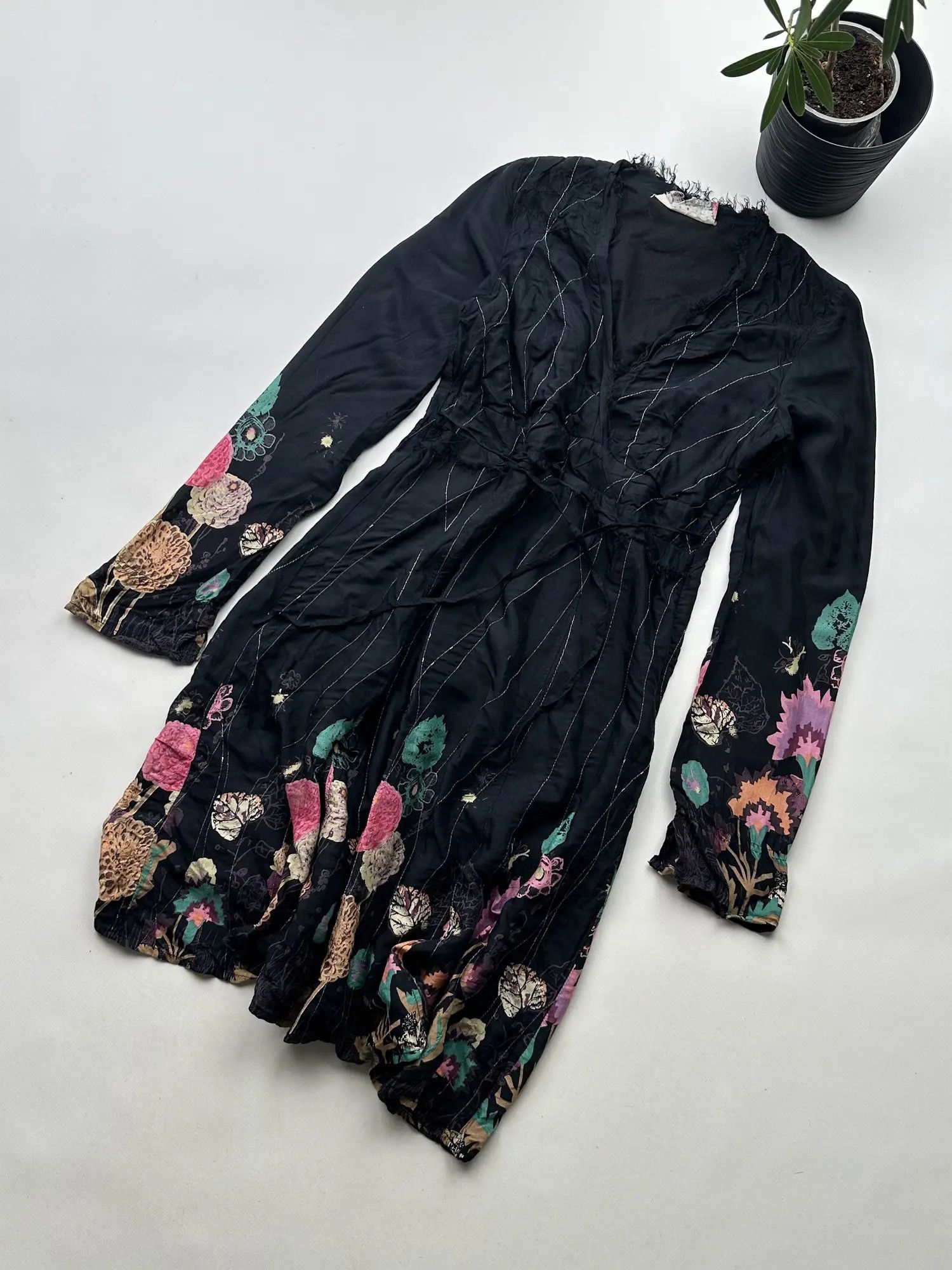 Desigual Desigual Vintage Flare Printed Maxi Dress (360) Size S / US 4 / IT 40 - 1 Thumbnail