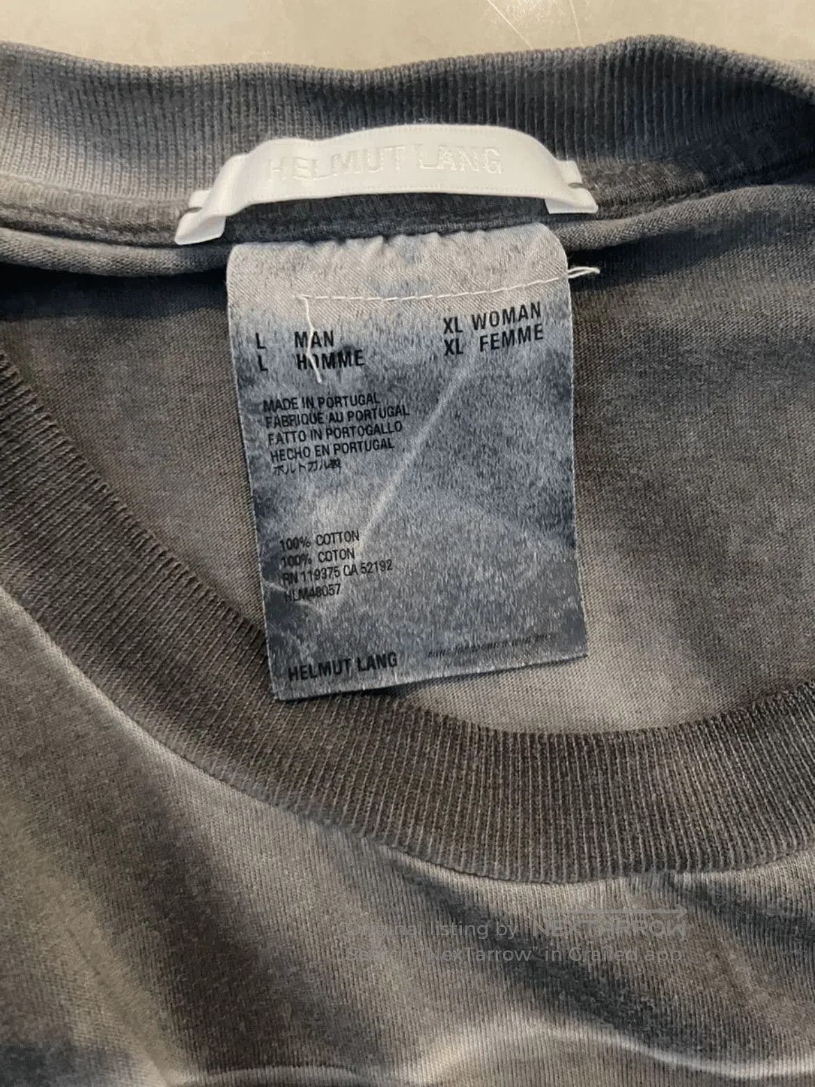 Helmut Lang Helmut Lang Logo Tie Dye Tee. Size US L / EU 52-54 / 3 - 3 Thumbnail