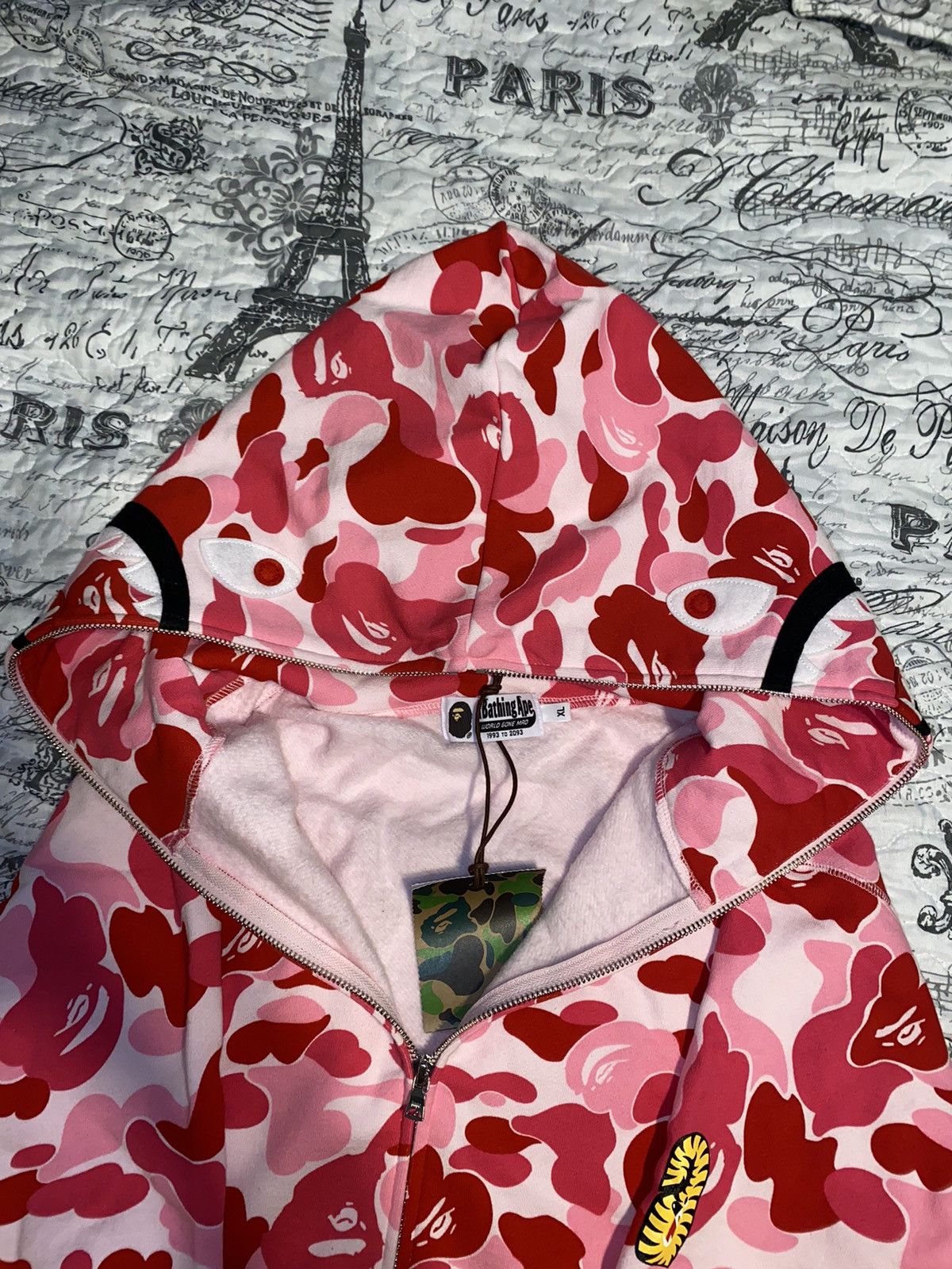 Bape BAPE ABC CAMO SHARK HOODIE FULL ZIP Size US XL / EU 56 / 4 - 7 Thumbnail