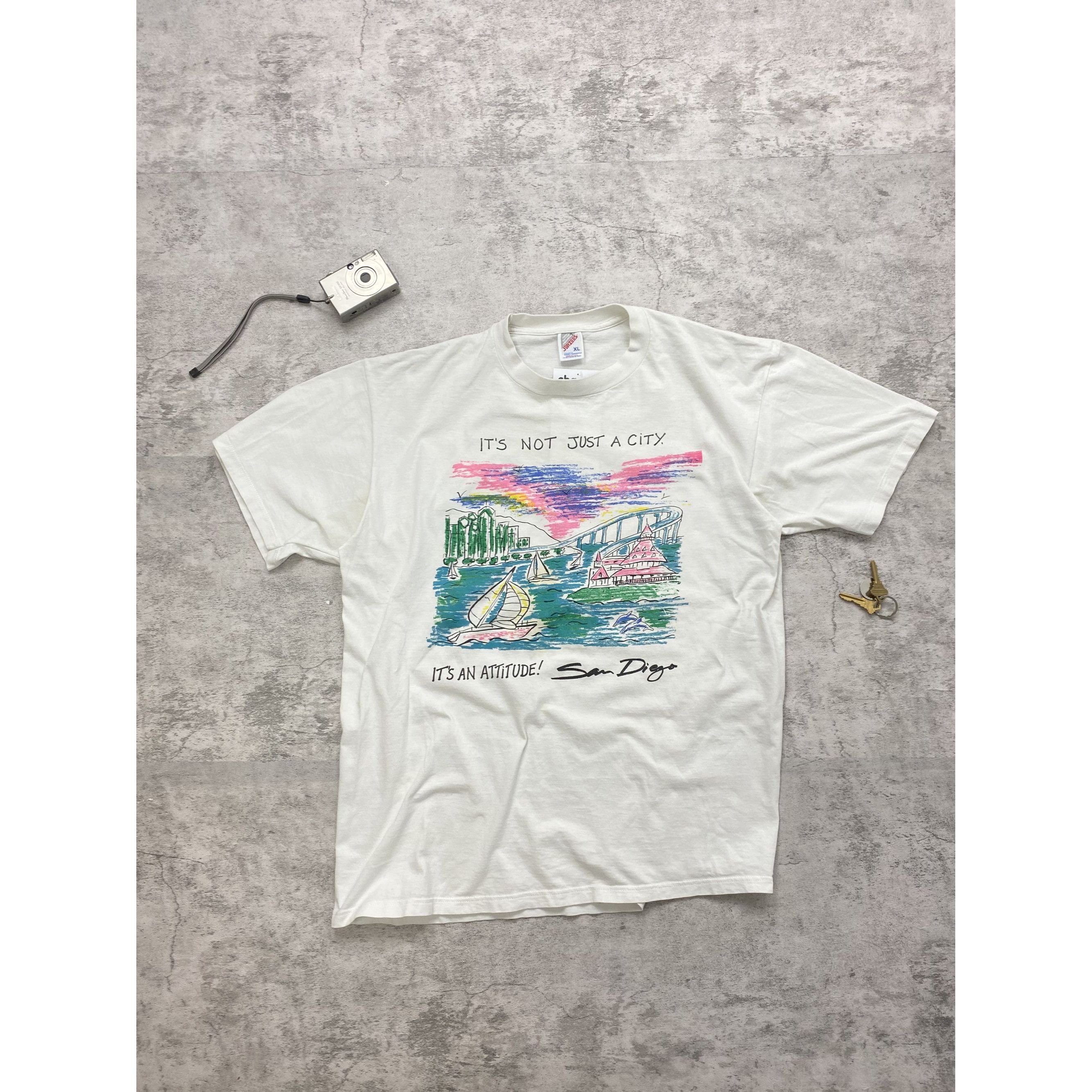 Other Vintage Sand Diego It’s an Attitude T Size US XL / EU 56 / 4 - 1 Thumbnail