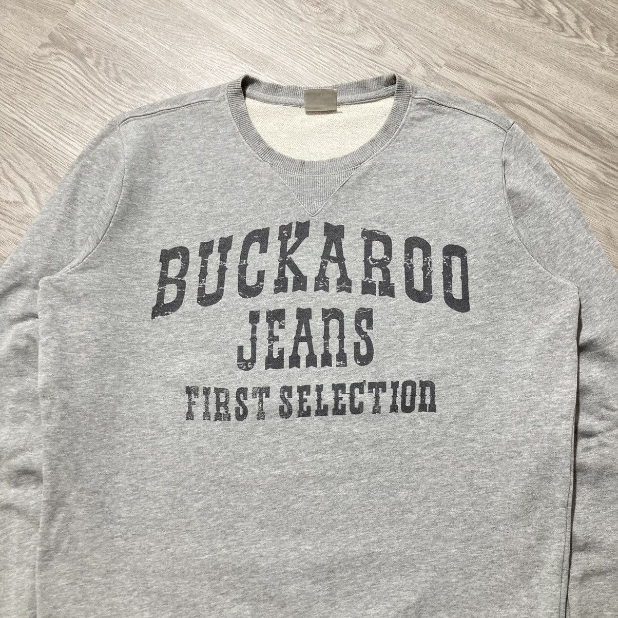 20471120 2000s Buckaro Jeans Logo Font Poem Crewneck Punk Style Size US L / EU 52-54 / 3 - 2 Thumbnail