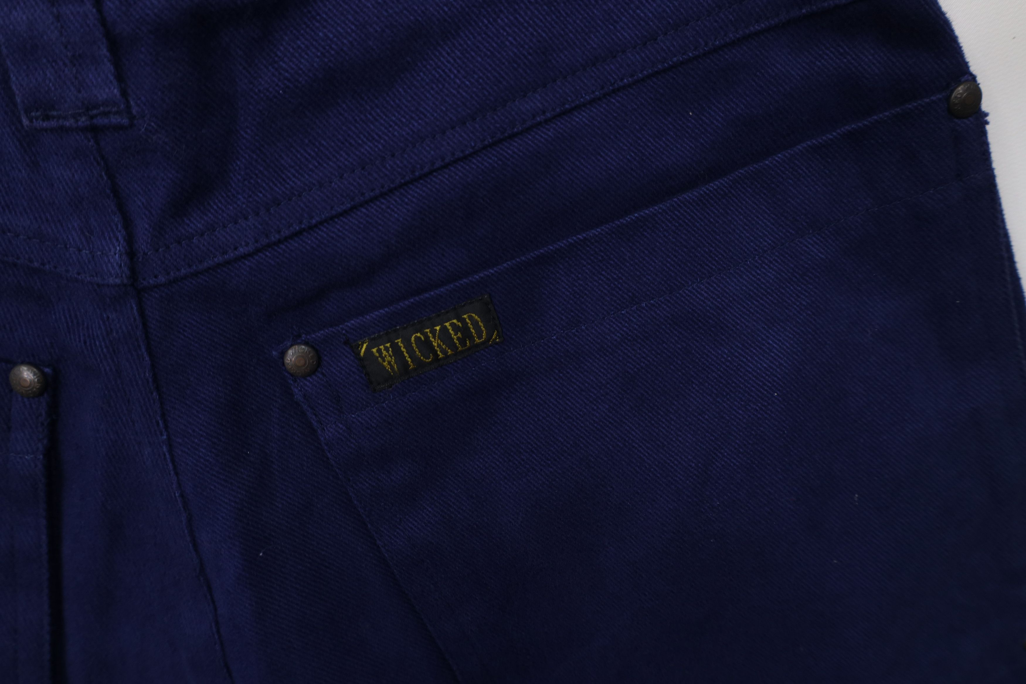 Vintage Deadstock Vintage 90s Streetwear Trim Baggy Big Pocket Jeans Size US 30 / EU 46 - 14 Thumbnail