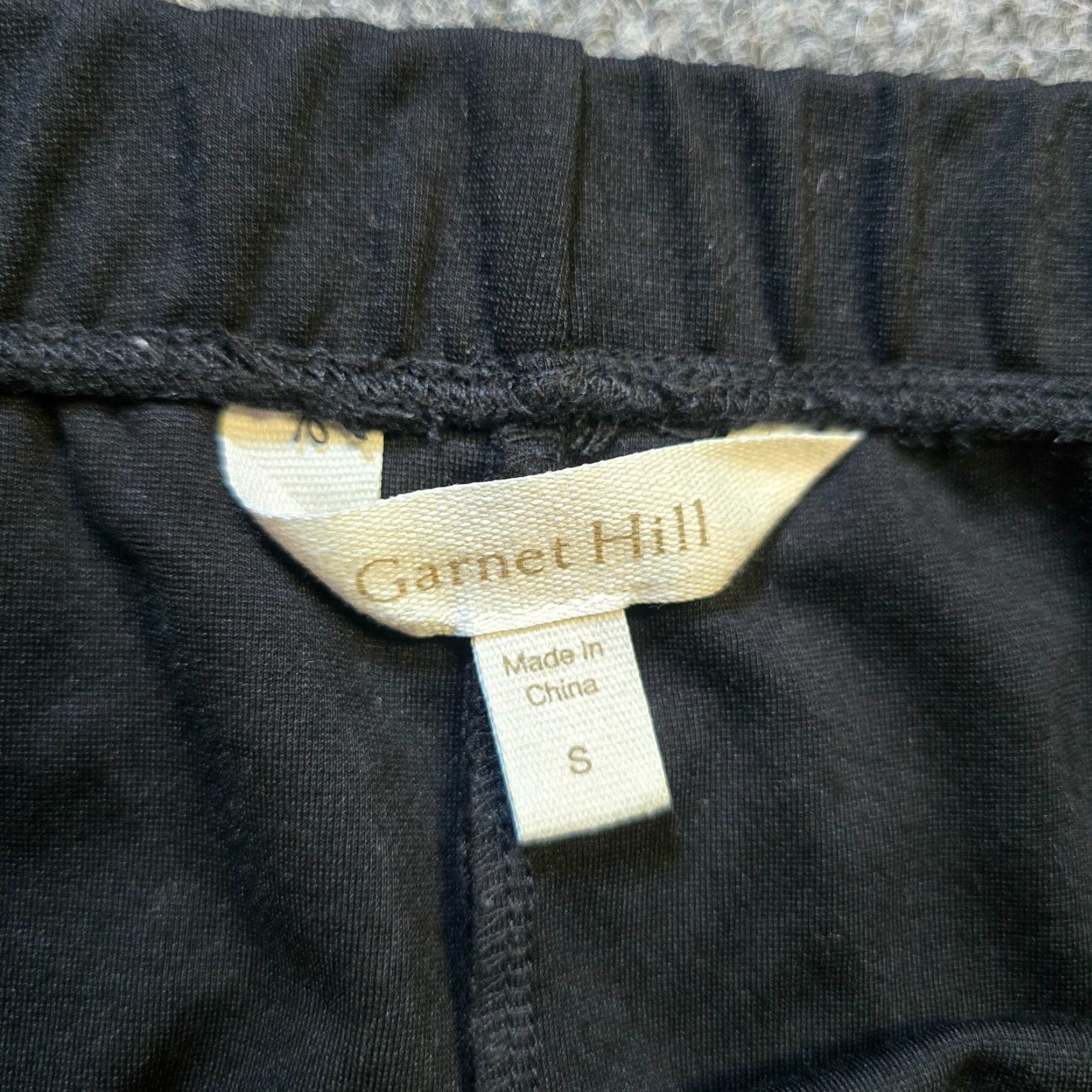 Vintage Garnet Hill Pants Women Size S Black Skinny Leggings Pull On Stretch Capsule Size 28" / US 6 / IT 42 - 3 Thumbnail