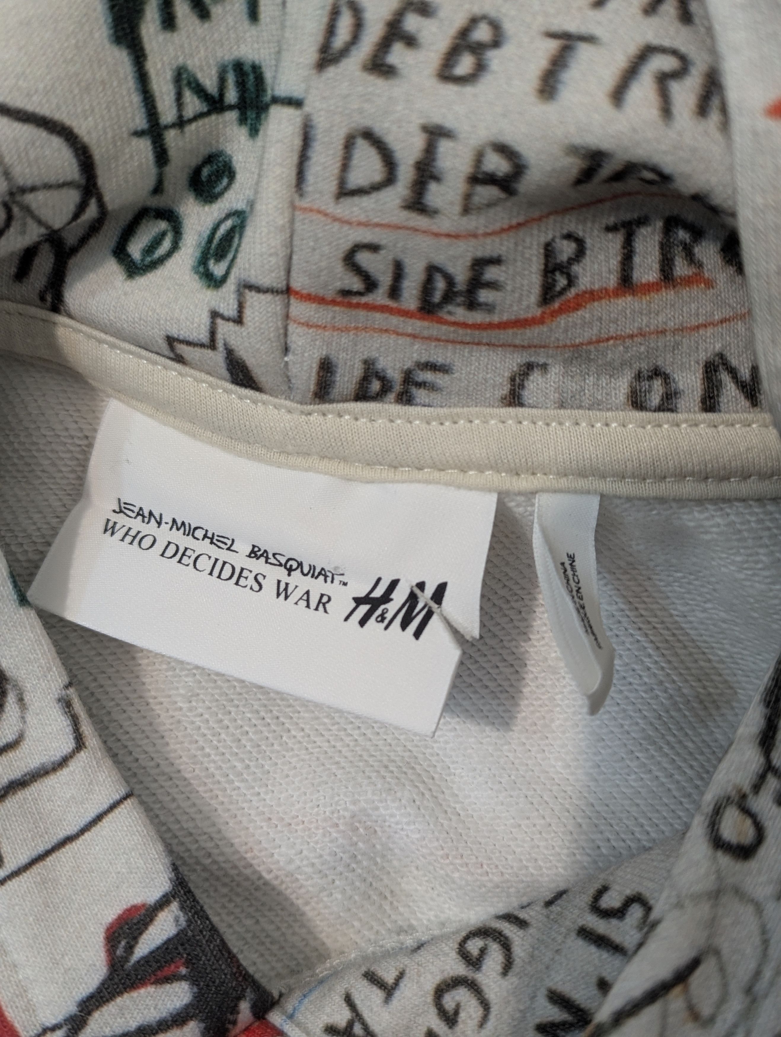 H&M × Jean-Michel Basquiat × Who Decides War Who Decides War x H&M x Jean-Michel Basquiat Hoodie Size US M / EU 48-50 / 2 - 5 Thumbnail