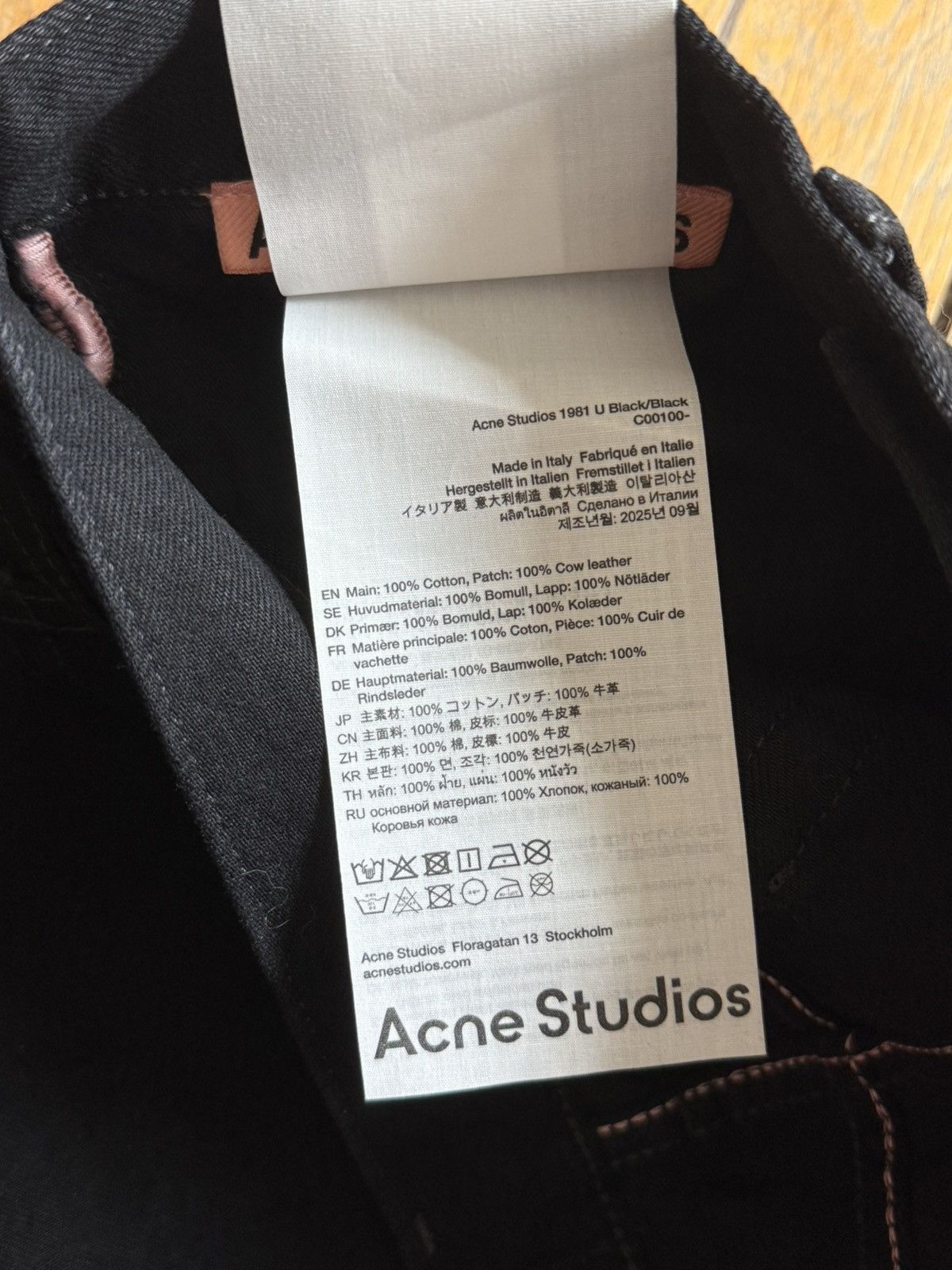 Acne Studios NWT - 1981U Black Size US 32 / EU 48 - 7 Thumbnail