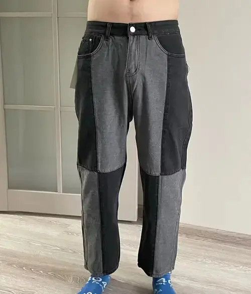 Jean Fashion Men's Denim Wide-leg Pants Size US 33 - 1 Thumbnail