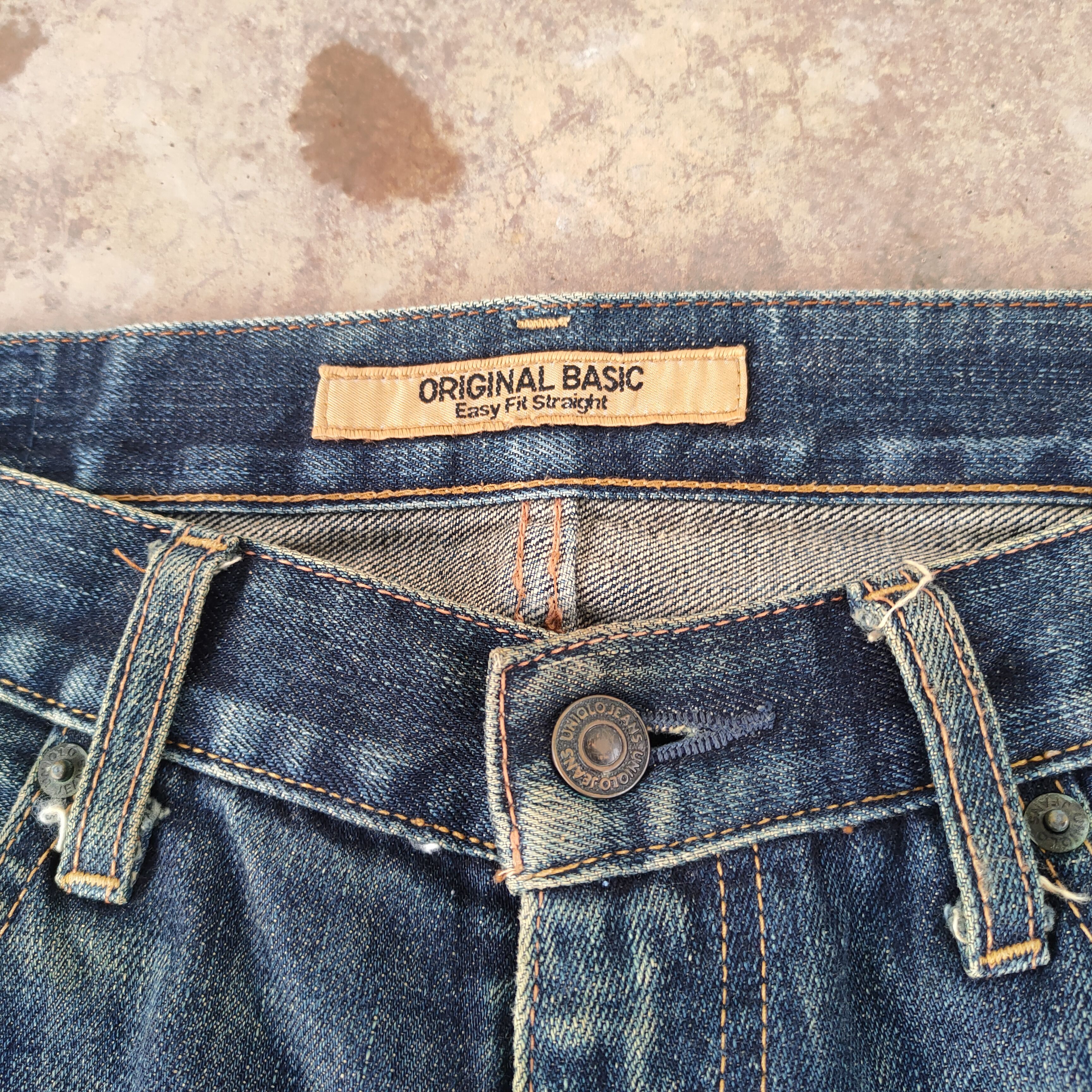# VINTAGE JAPANESE RUSTY FADED DISTRESSED JEAN PANTS