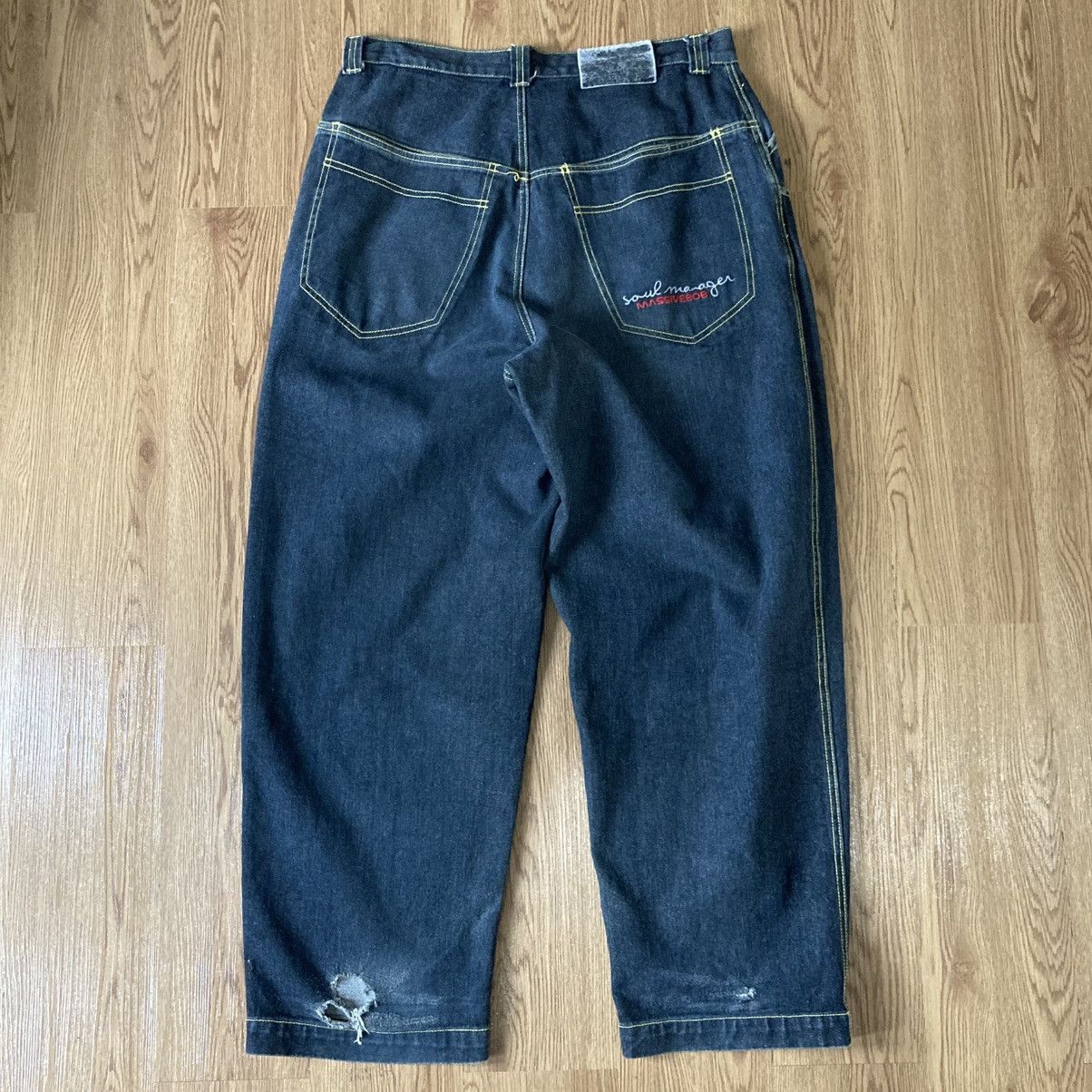 Triple 5 Soul Vintage Rare Freaky Massive Baggy Jeans Size US 36 / EU 52 - 6 Thumbnail