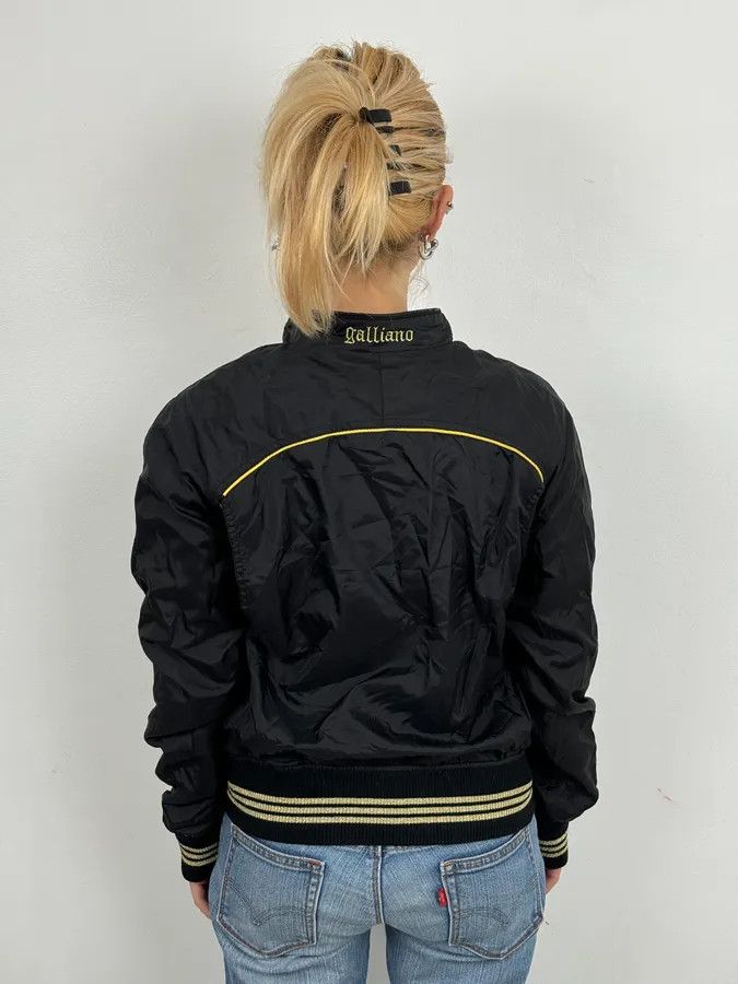John Galliano 2010s Galliano Light Black Windbreaker Jacket Size S / US 4 / IT 40 - 3 Thumbnail