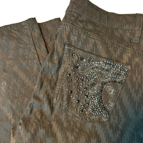 Other Versace Collection Black Jacquard Skinny Medusa Pants Size 27" / US 4 / IT 40 - 5 Thumbnail