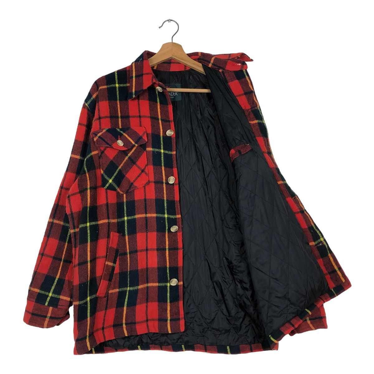Japanese Brand 🔥VINTAGE BUTTON JACKET TASS FINDER HUNTING TARTAN DESIGN Size US L / EU 52-54 / 3 - 11 Thumbnail