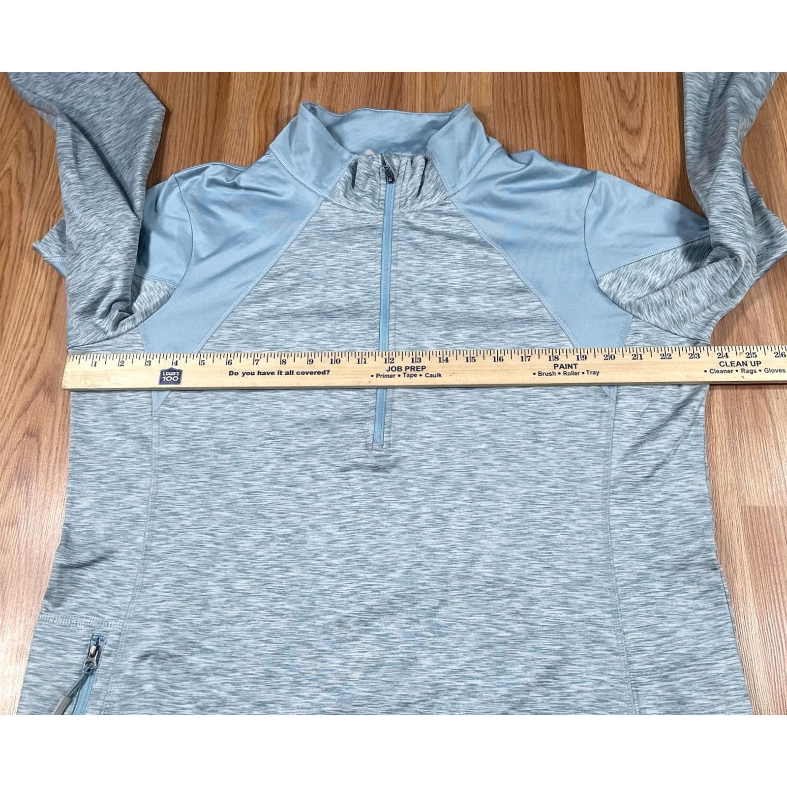 Eddie Bauer Eddie Bauer Sweater Womens 2XL Gray 1/4 Zip Pullover Free Heat Running Golf Athletic Mock Neck Activewear Shirt Womens Size XXL / US 16-18 / IT 52-54 - 5 Thumbnail
