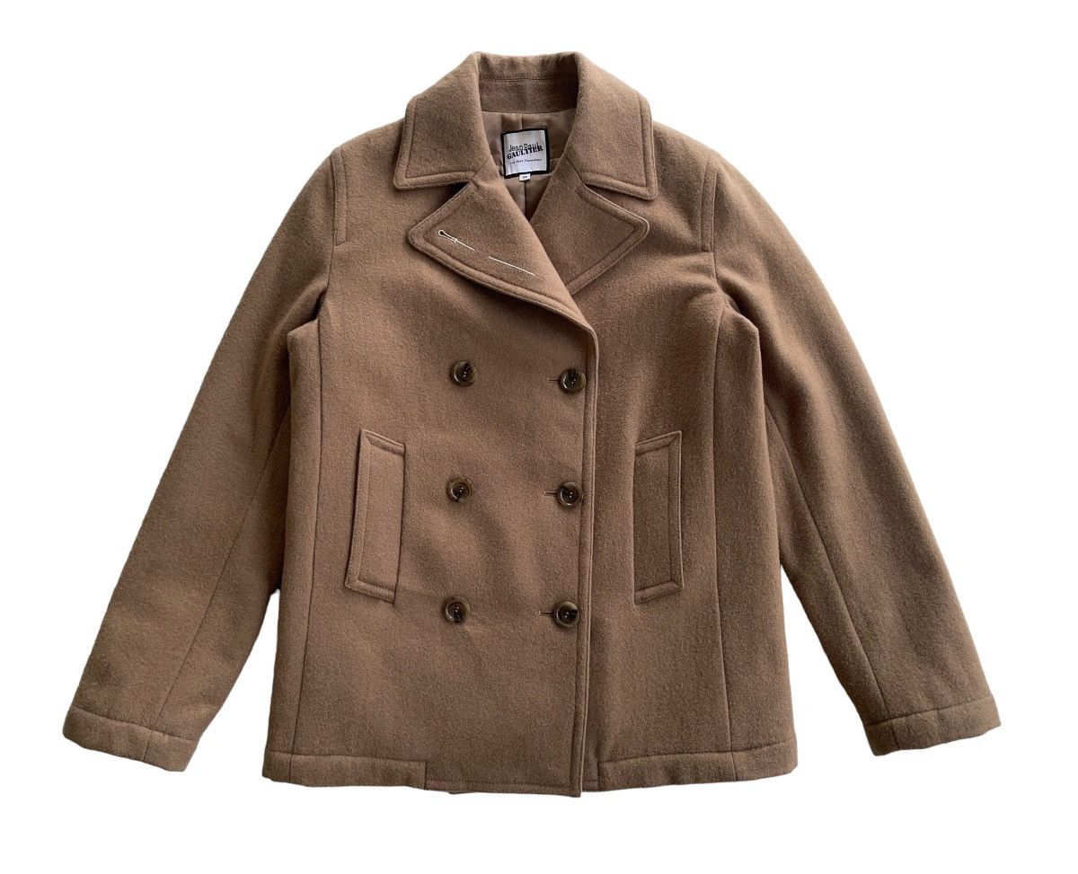 Jean Paul Gaultier Jean Paul Gaultier Wool Double Breasted Coat Size XS / US 0-2 / IT 36-38 - 3 Thumbnail