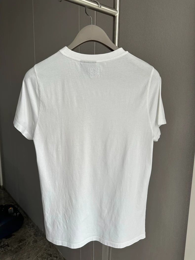 Loewe loewe white short sleeves 2504-Nextarrow Size L / US 10 / IT 46 - 2 Thumbnail