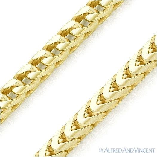 Other 1.4mm Franco Arrow-Link Chain Necklace w/ 14k Ygold - 28" Size ONE SIZE - 2 Thumbnail