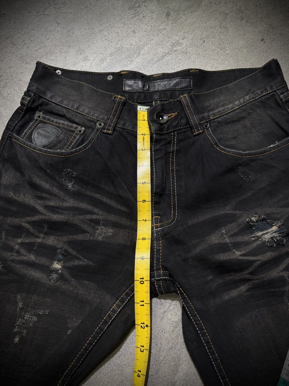 Hysteric Glamour Y2k Apestcip Ifsixwasnine Distressed Jeans Size US 31 - 16 Thumbnail