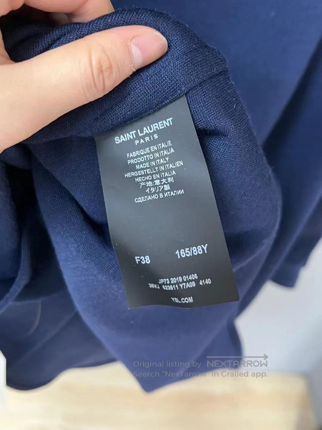 Saint Laurent Paris SLP Blue Wool Suit. Size US M / EU 48-50 / 2 - 4 Thumbnail