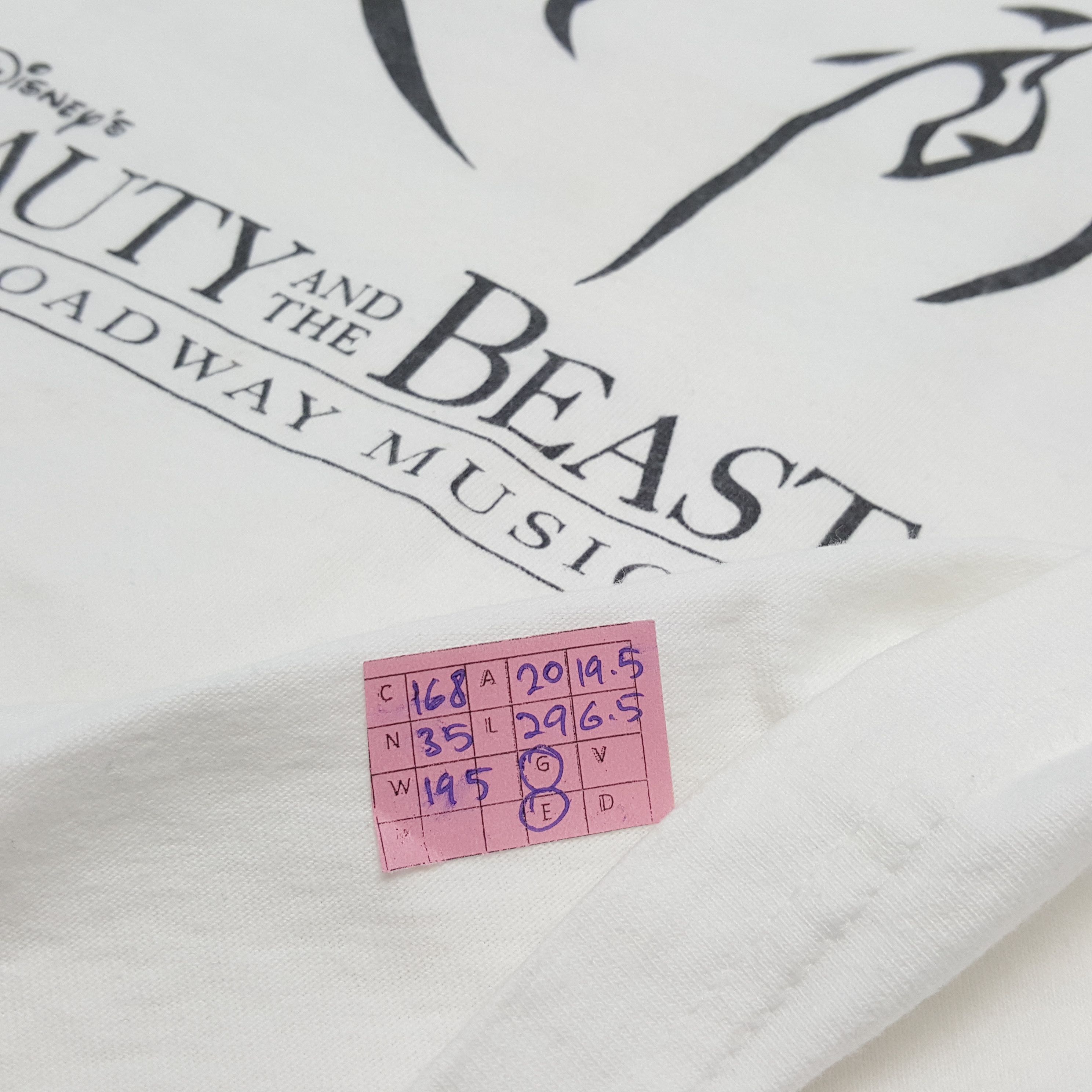 Disney × Vintage Beauty and the Beast Movie Disney Tshirt Size US M / EU 48-50 / 2 - 7 Thumbnail