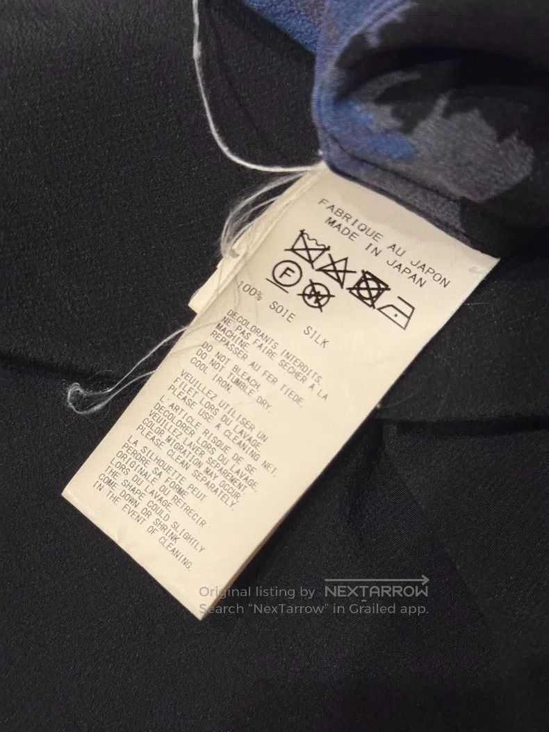 Yohji Yamamoto Yohji Yamamoto 2020SS Show Hand in Hand Silk Shirt Size US L / EU 52-54 / 3 - 5 Thumbnail