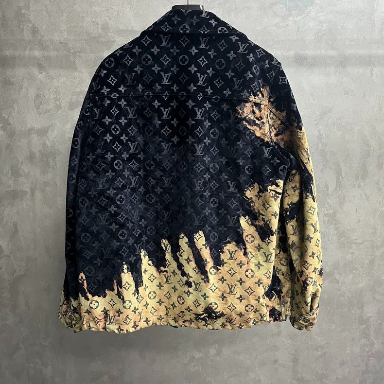 Louis Vuitton LOUIS VUITTON Multicolor fire cloud print lapel single-brea Size US M / EU 48-50 / 2 - 5 Thumbnail