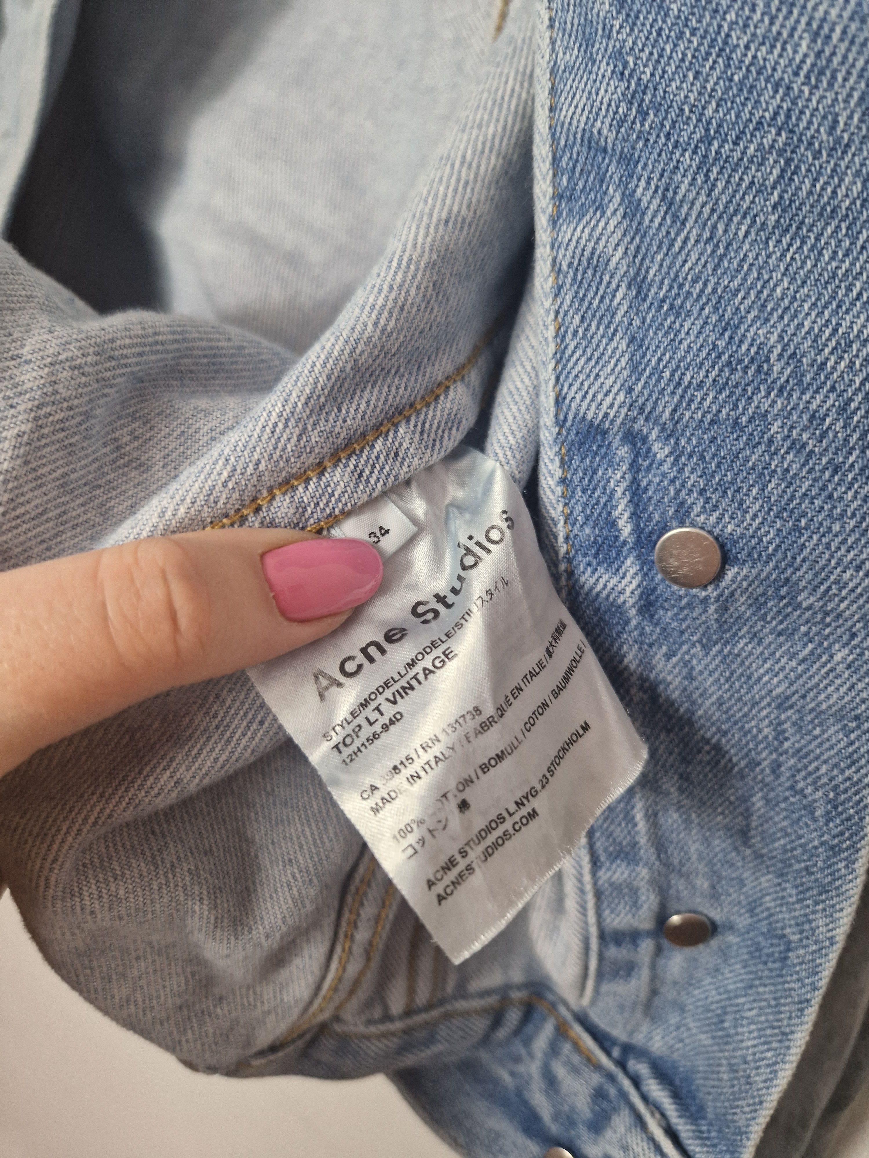 Acne Studios × Japanese Brand Acne Studios jean denim jacket Size S / US 4 / IT 40 - 5 Thumbnail