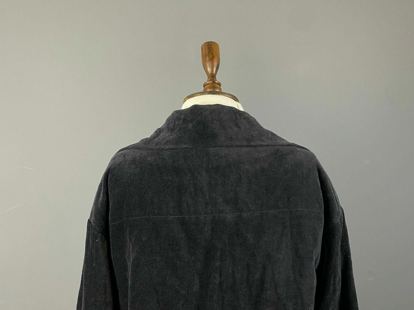 Designer Ladies Annette Gortz Designer Black Collared Jacket Size 40 Size M / US 6-8 / IT 42-44 - 7 Thumbnail
