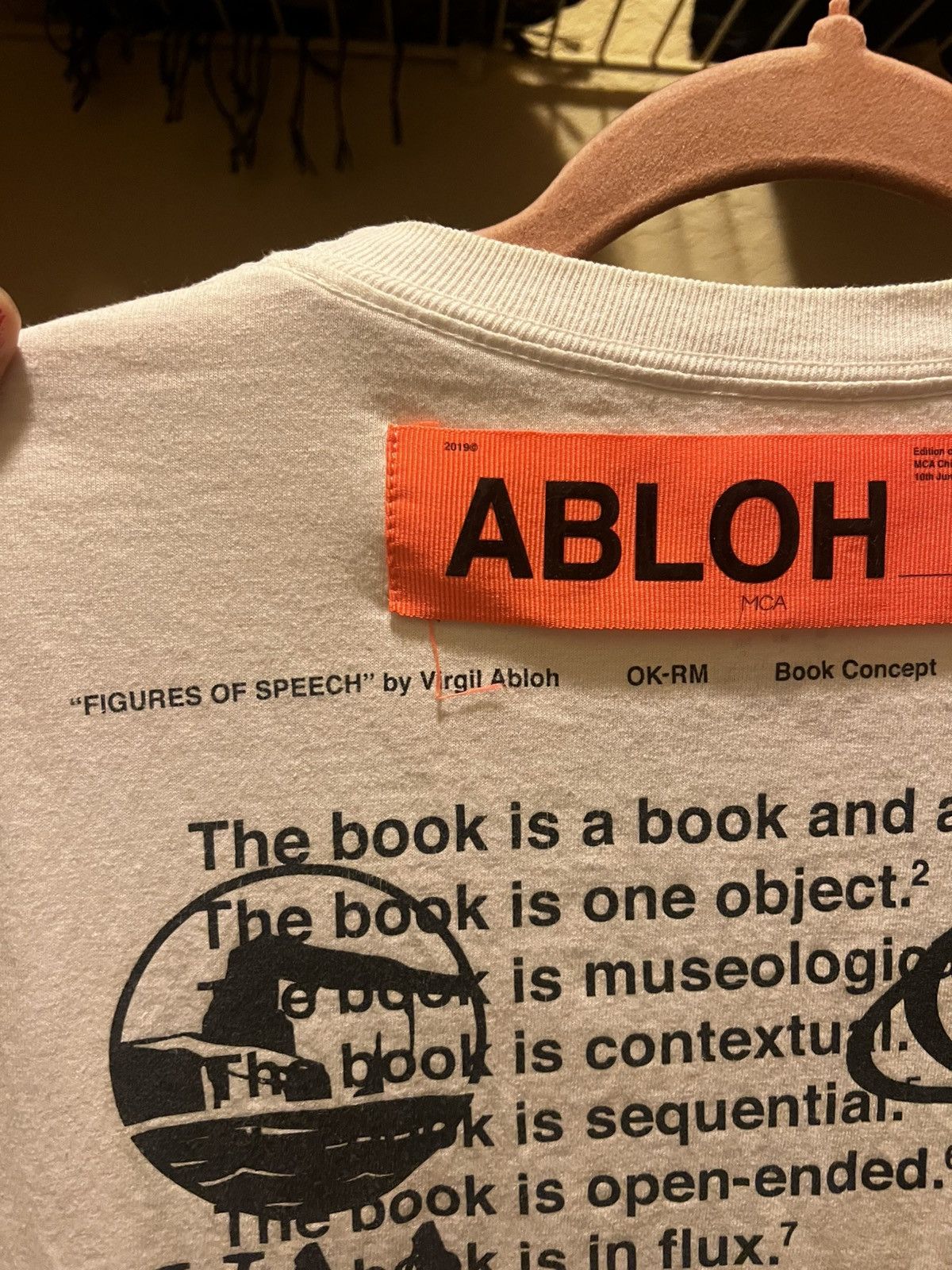 Champion × Virgil Abloh Vigil Abloh x MCA Chicago 2019 Figures of Speech T-Shirt Size US L / EU 52-54 / 3 - 3 Thumbnail