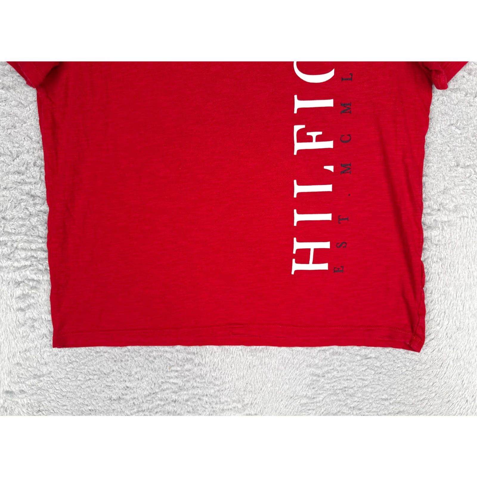 Tommy Hilfiger Tommy Hilfiger Shirt Men Medium Red Crew Neck 100% Cotton Short Sleeve Logo Embroidered T-Shirt Mens Regular Modern Fit Size US M / EU 48-50 / 2 - 5 Thumbnail